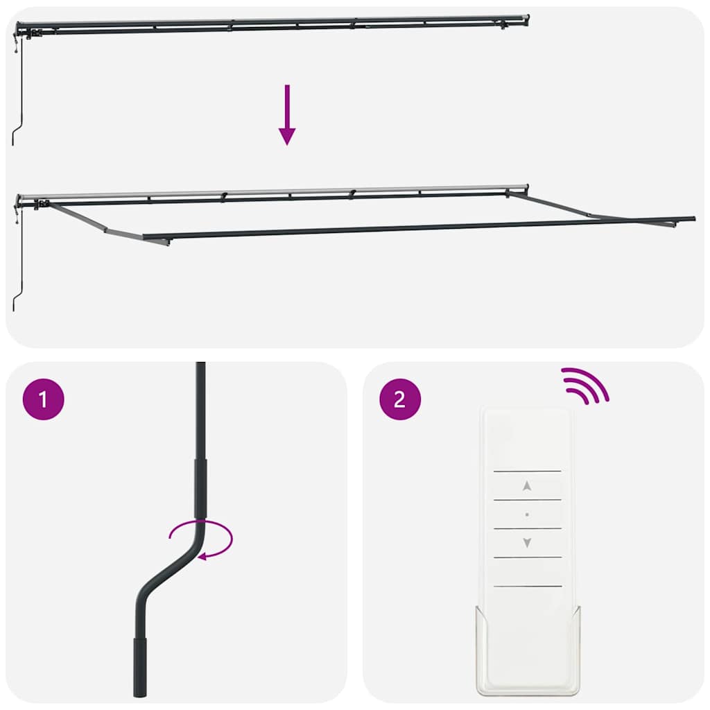 Cortina Retractabilă Verde și galben 600 ×300 cm țesătură GartenMobel Dekor