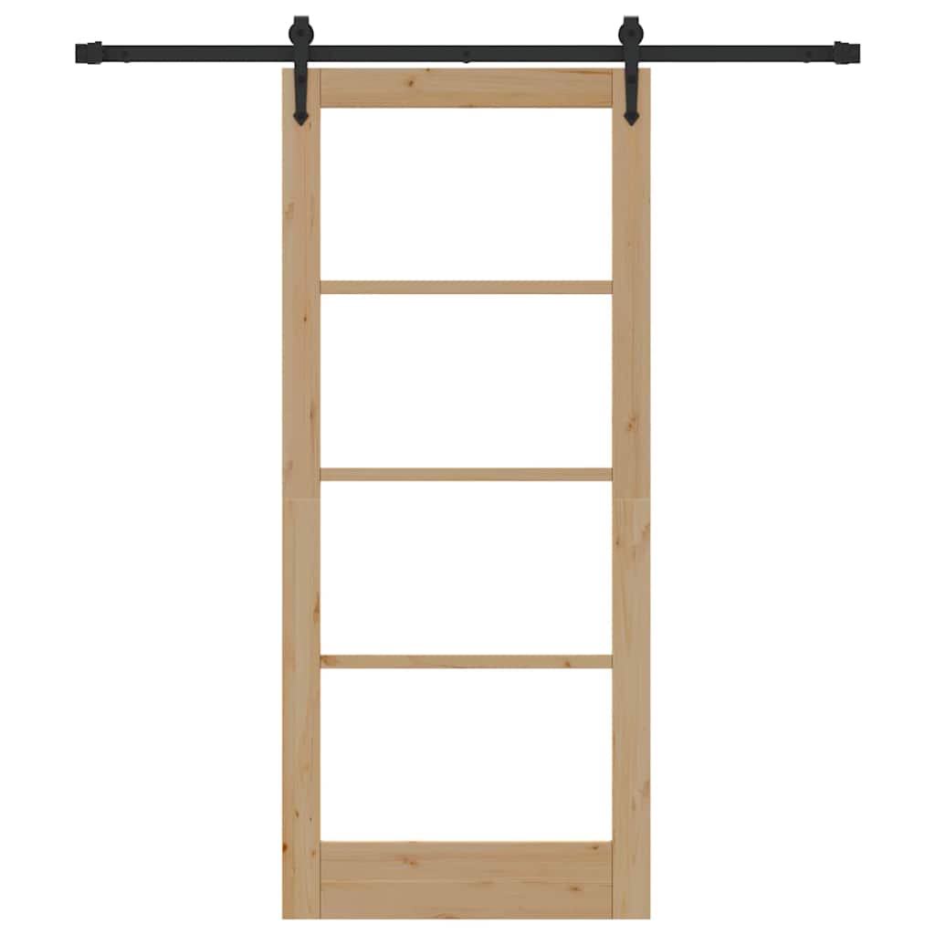 Ușă glisantă Maro 86 x 198.5 cm Lemn și metal GartenMobel Dekor