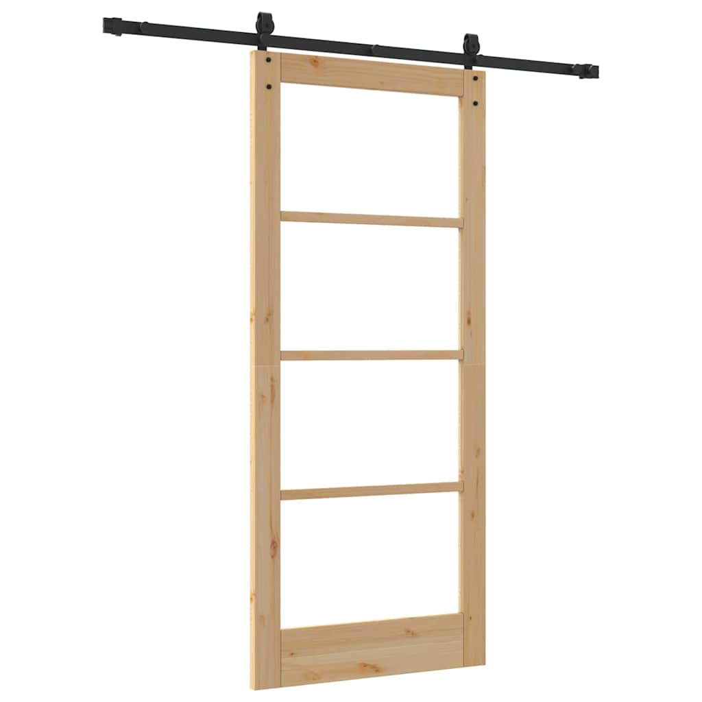 Ușă glisantă Maro 86 x 198.5 cm Lemn și metal GartenMobel Dekor