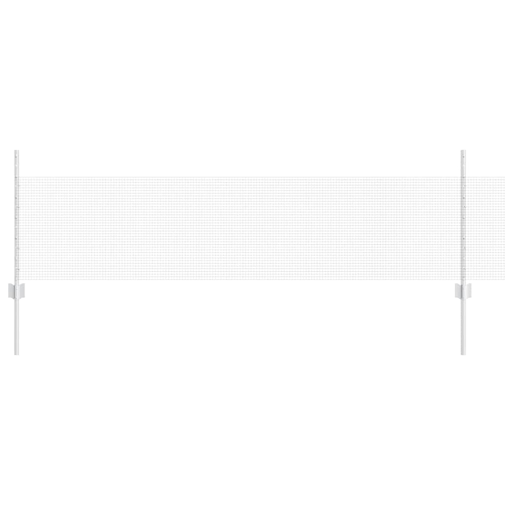 Îngrădire cu stâlpi Argintiu 0.5 x 50 m Oțel GartenMobel Dekor