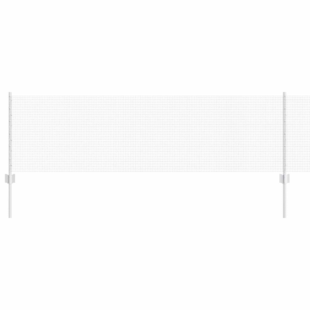 Îngrădire cu stâlpi Argintiu 0.6 x 50 m Oțel GartenMobel Dekor
