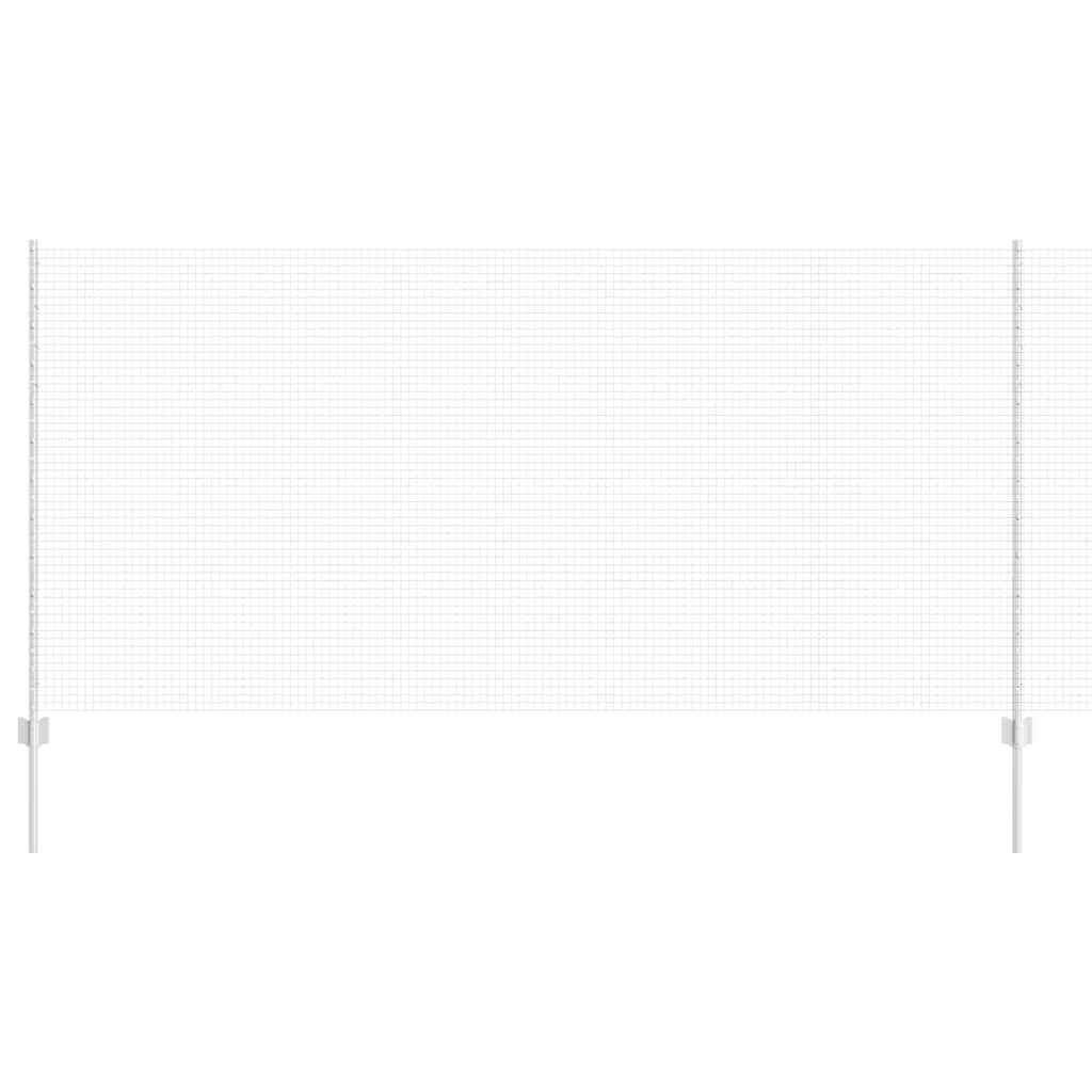 Îngrădire cu stâlpi Argintiu 1.2 x 25 m Oțel GartenMobel Dekor