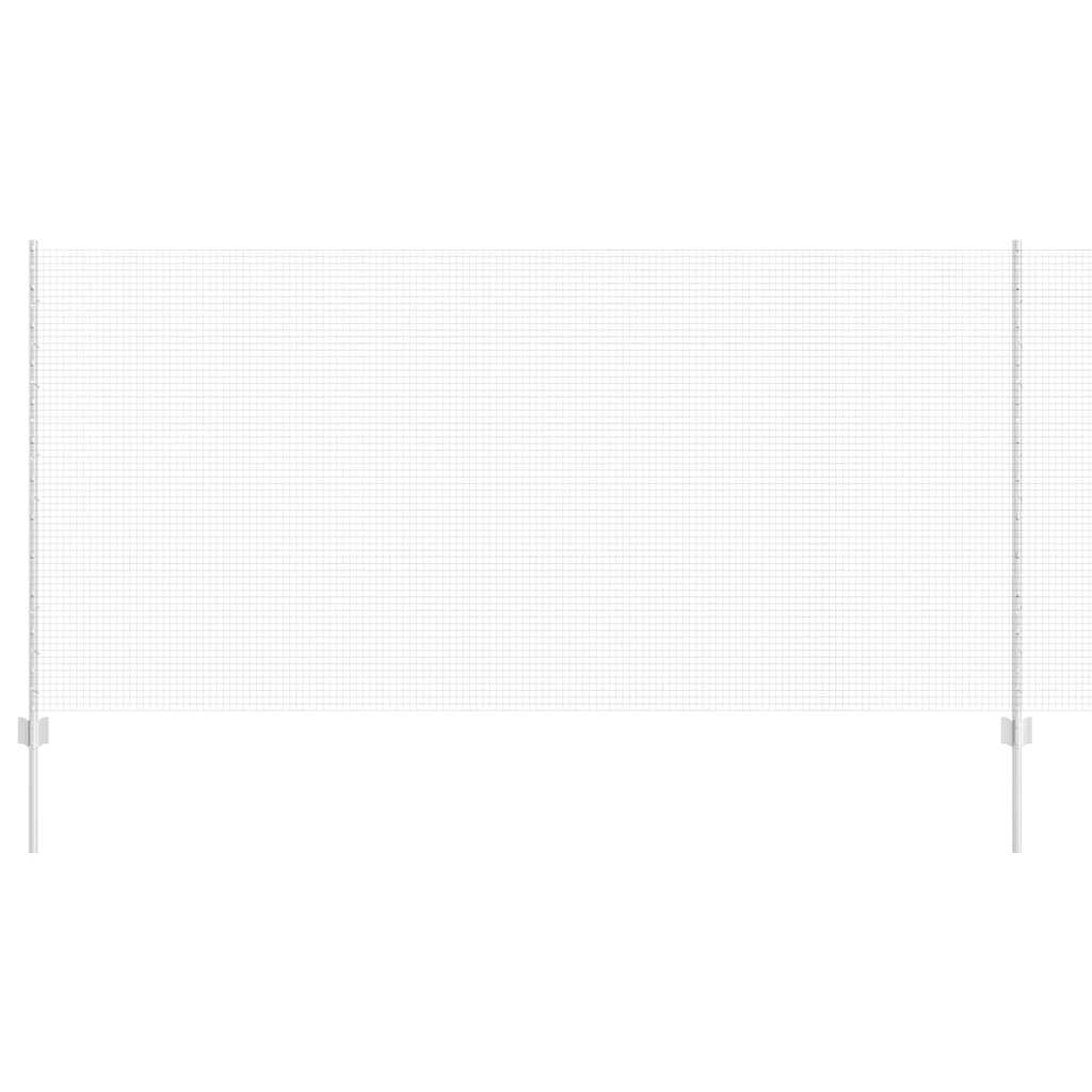 Îngrădire cu stâlpi Argintiu 1.2 x 25 m Oțel GartenMobel Dekor