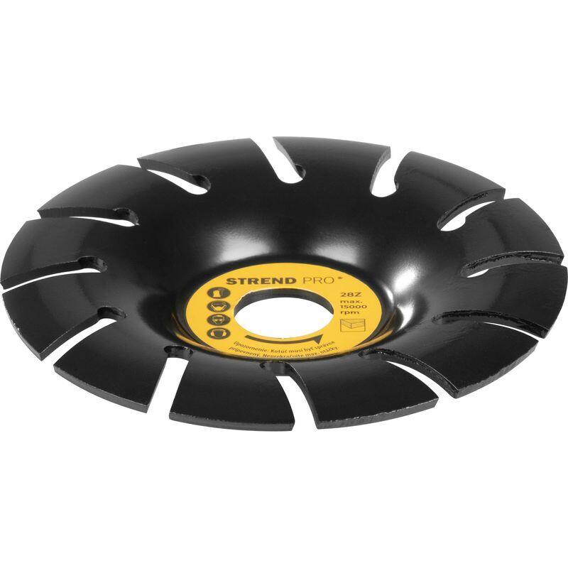 Disc circular slefuit, modelat, otel carburat, pentru lemn, plastic, gips-carton, 125 mm, Strend Pro GartenVIP DiyLine