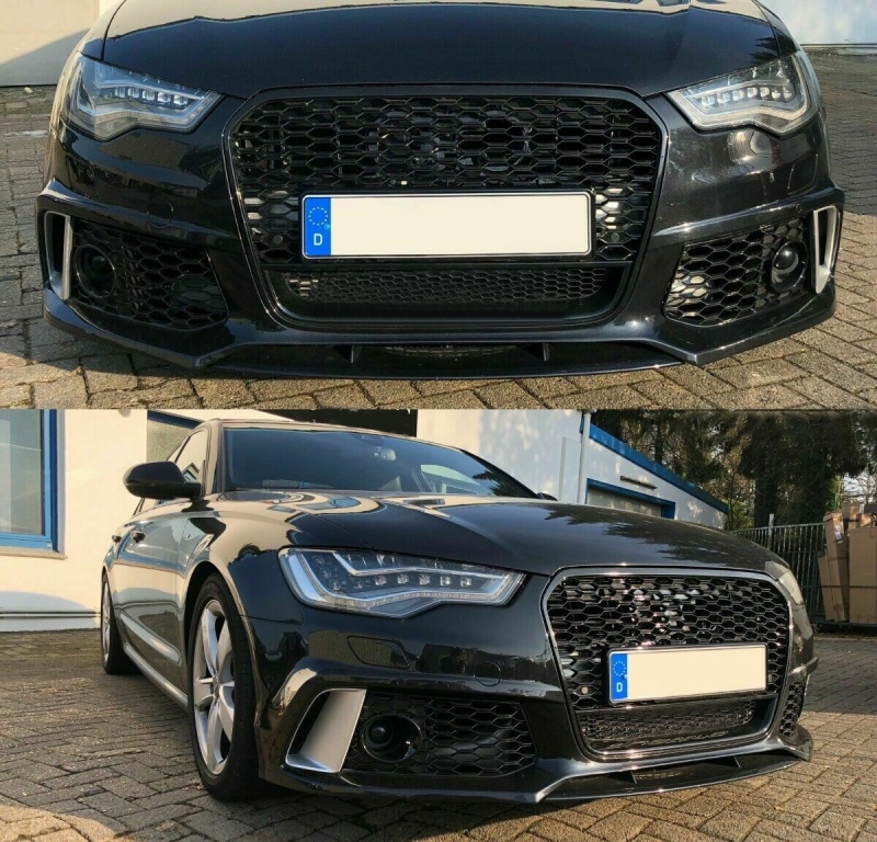 Bara Fata cu Grile Audi A6 C7 4G Facelift (2015-2018) RS6 Design Performance AutoTuning