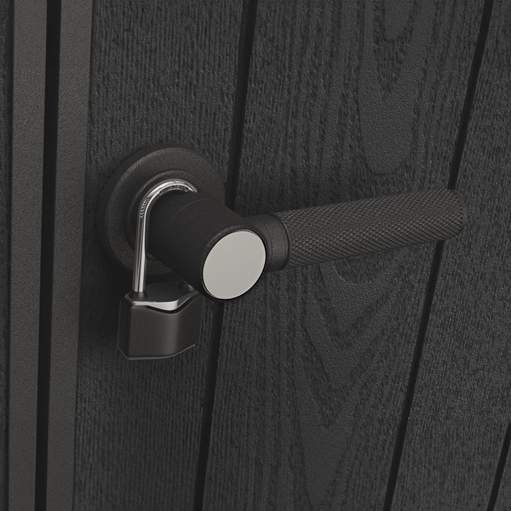 Curver Căsuță de grădină Signature PENT 7X7 din plastic, lemn de frasin Mobalis Homvera