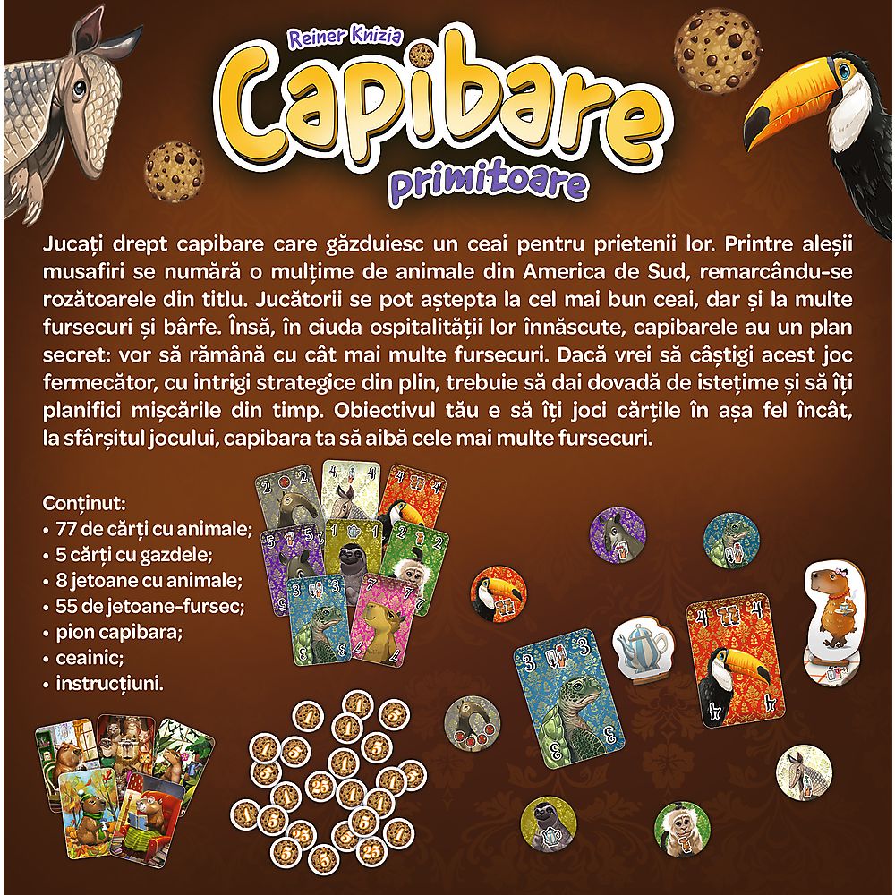 JOC DE SOCIETATE CAPIBARE PRIMITOARE IN LIMBA ROMANA SuperHeroes ToysZone