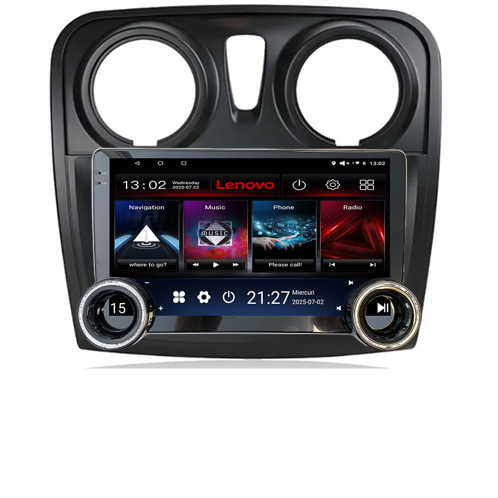 Navigatie Dacia Sandero Logan 2012-2020 Kit-sandero Lenovo 8 core 4+64 10.5 inch Incell 1K android Wifi 5Ghz gps internet CarStore Technology