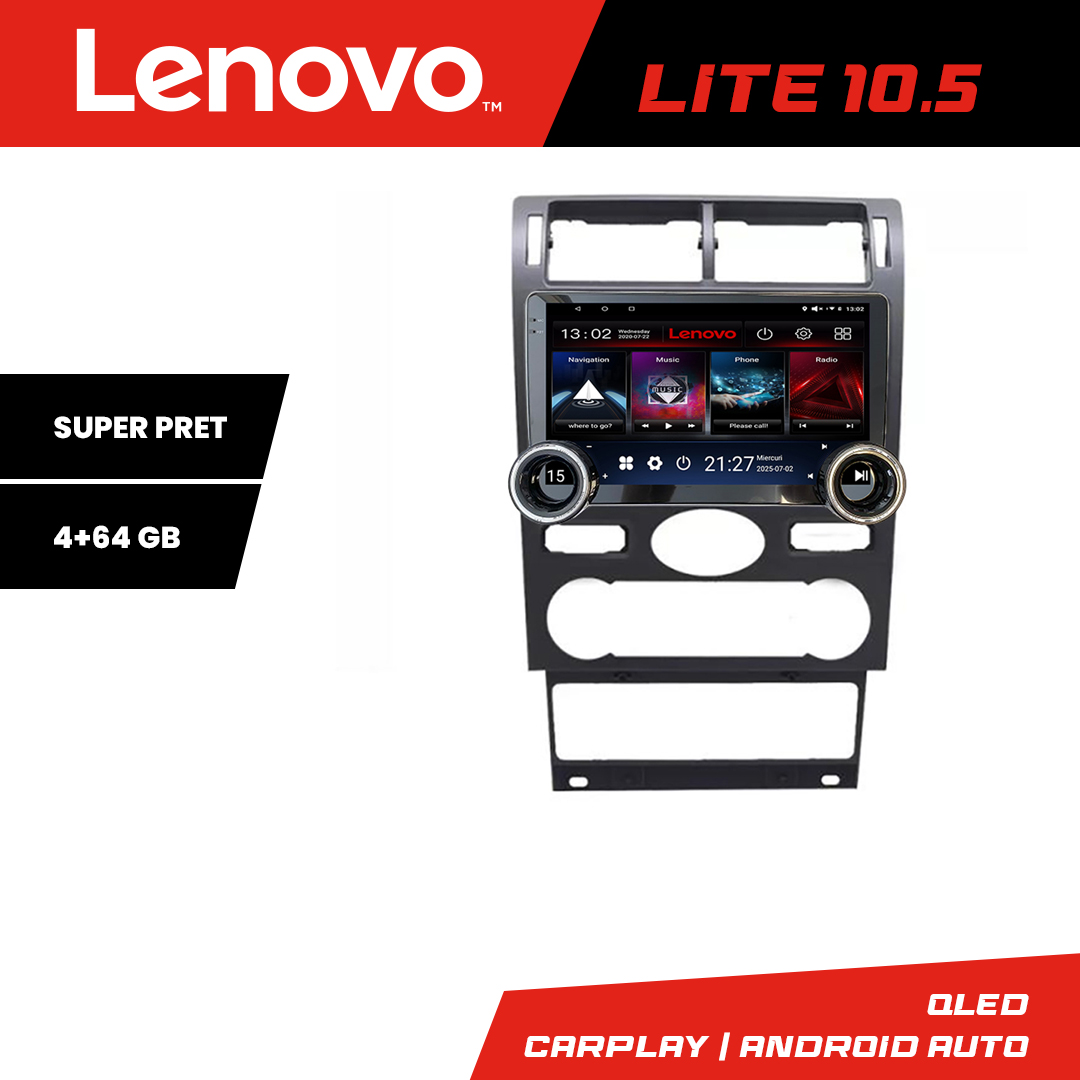 Navigatie Ford Mondeo 2004-2007 Lenovo 8 core 4+64 10.5 inch Incell 1K android Wifi 5Ghz gps internet CarStore Technology