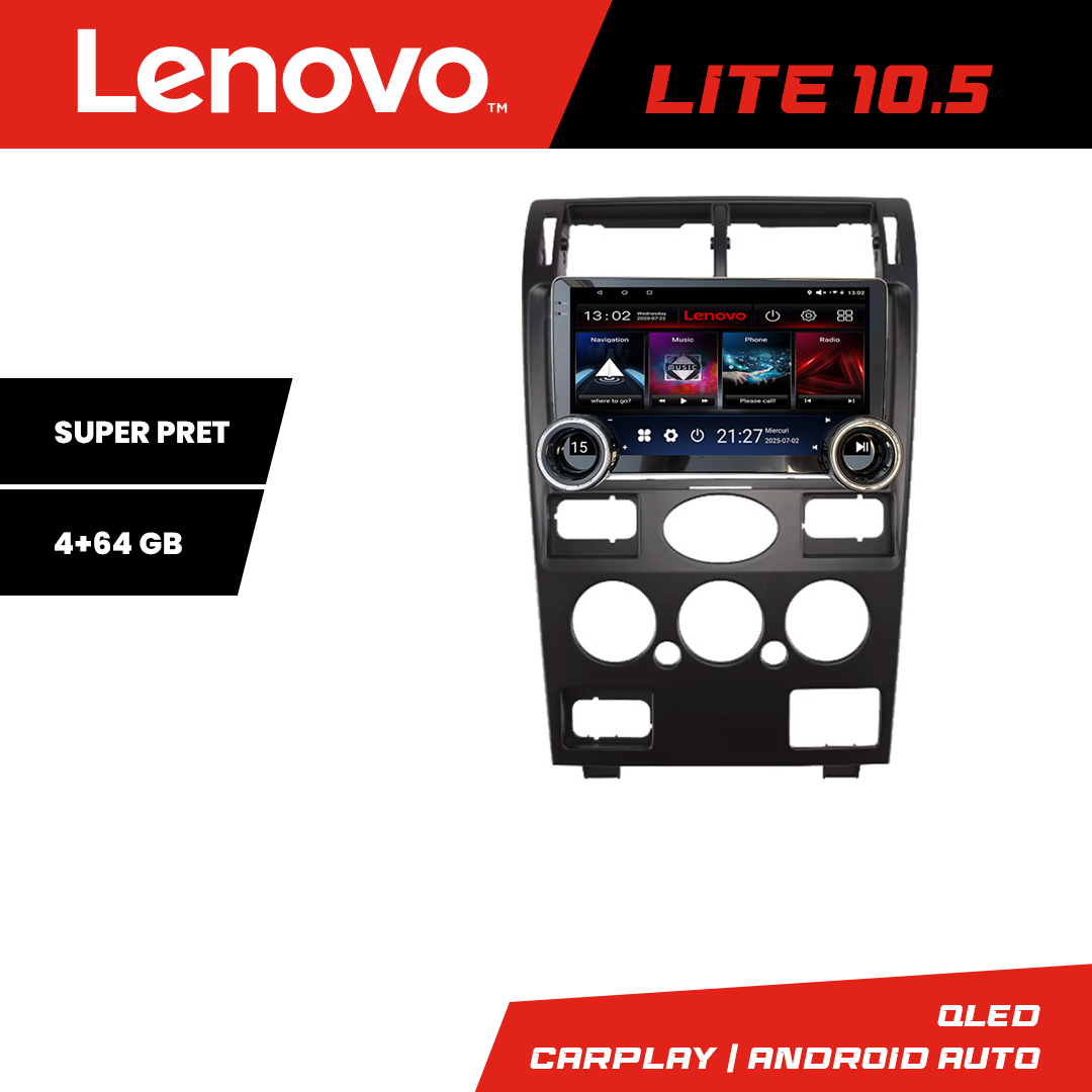 Navigatie Ford Mondeo 2004-2007 Lenovo Incell 1K 10.5 inch 8 core 4+64 carplay android auto radio internet kit-mondeo2001+EDT-E211-RK CarStore Technology