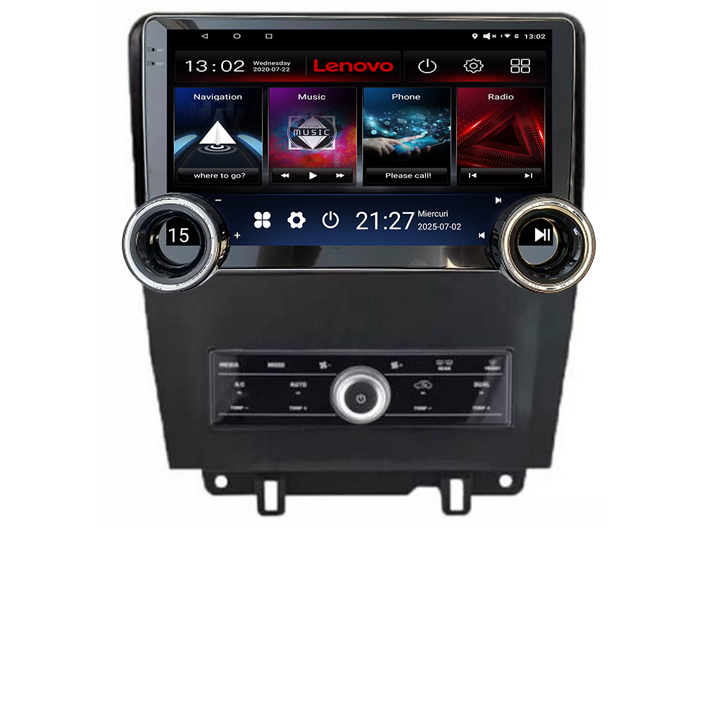 Navigatie Ford Mustang 2009-2014 Lenovo 8 core 4+64 10.5 inch Incell 1K android Wifi 5Ghz gps internet CarStore Technology