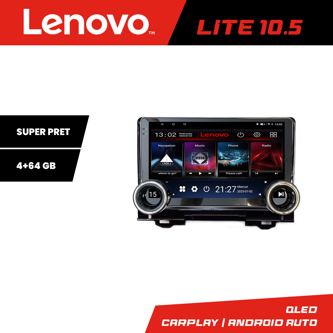 Navigatie Honda HR-V 2022- Lenovo Incell 1K 10.5 inch 8 core 4+64 carplay android auto radio internet kit-hr-v2022+EDT-E211-RK+kit-10-9 CarStore Technology