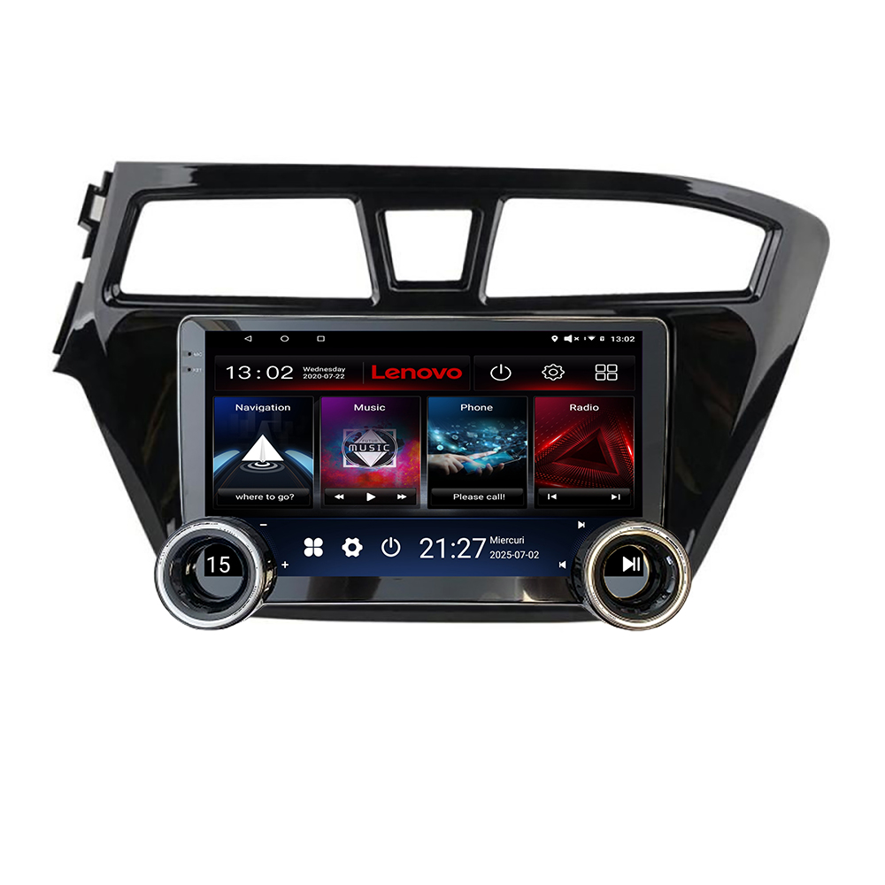 Navigatie Hyundai I20 2015-2018 Kit-517 Lenovo 8 core 4+64 10.5 inch Incell 1K android Wifi 5Ghz gps internet CarStore Technology