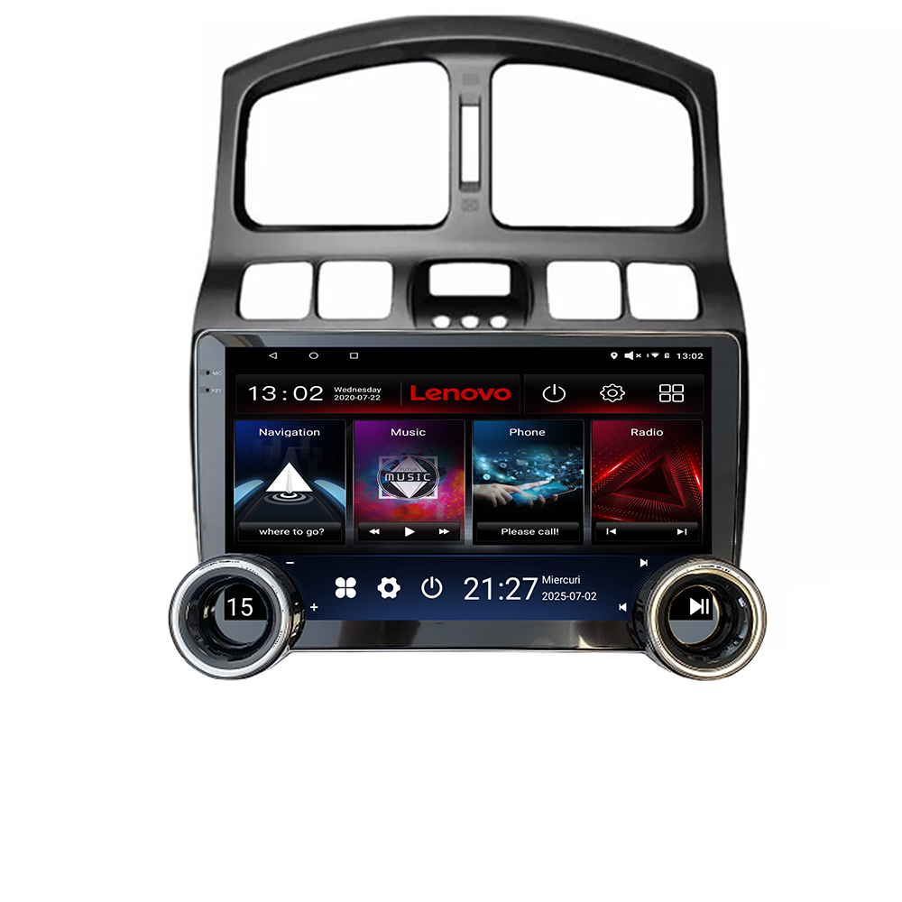 Navigatie Hyundai Santa Fe 2000-2006 Lenovo 8 core 4+64 10.5 inch Incell 1K android Wifi 5Ghz gps internet C CarStore Technology