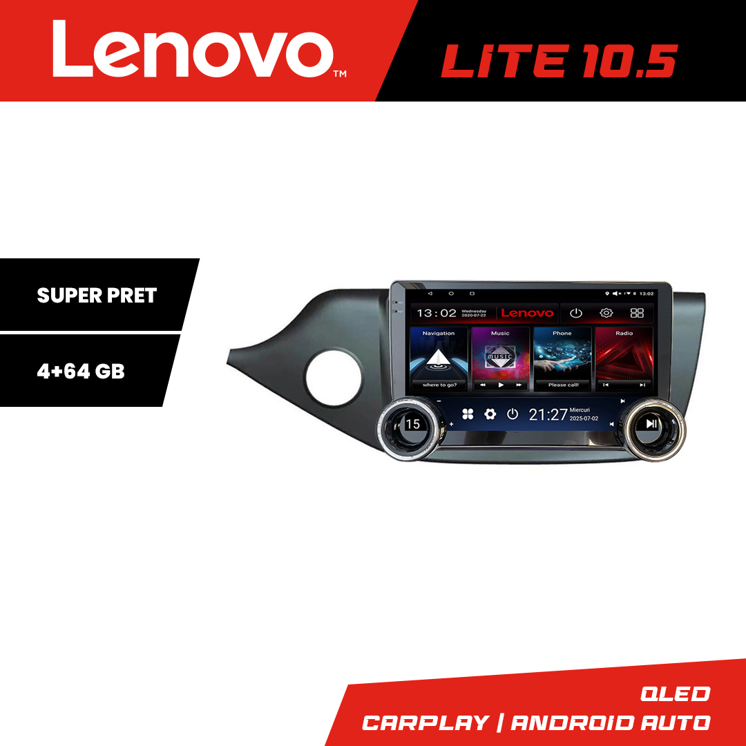 Navigatie Kia Ceed 2012-2018 Kit-KI39 Lenovo 8 core 4+64 10.5 inch Incell 1K android Wifi 5Ghz gps internet Co CarStore Technology