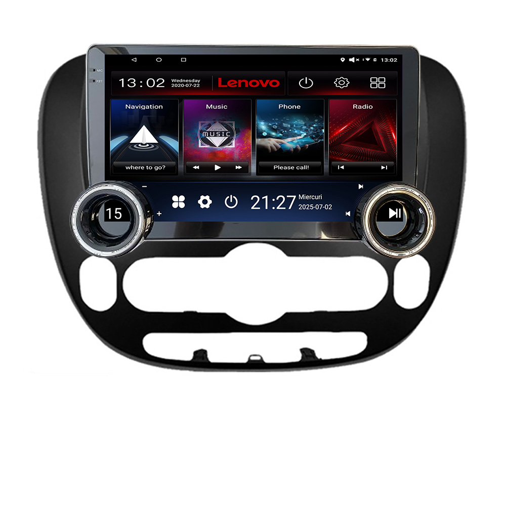 Navigatie Kia Soul 2014-2019 Lenovo 8 core 4+64 10.5 inch Incell 1K android Wifi 5Ghz gps internet Kit-soul-2014 CarStore Technology
