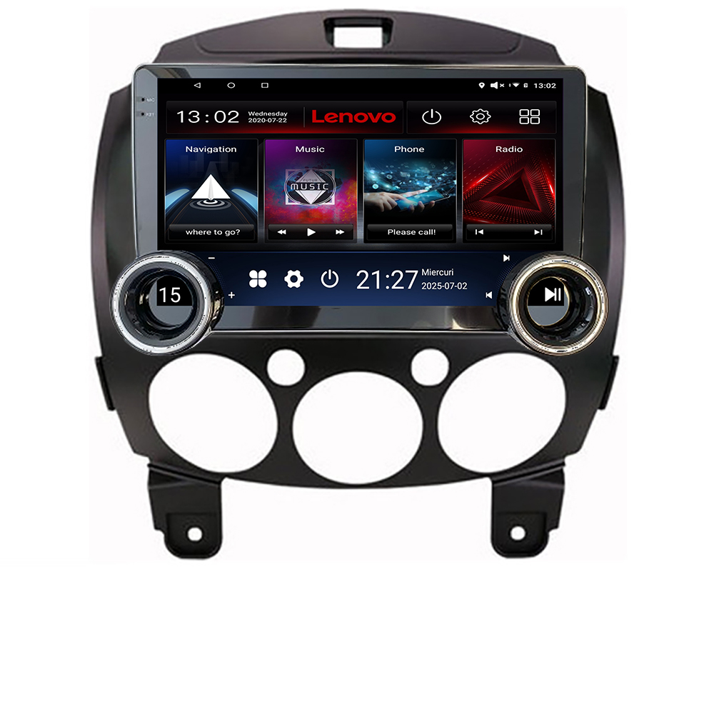 Navigatie Mazda 2 2007-2013 Lenovo 8 core 4+64 10.5 inch Incell 1K android Wifi 5Ghz gps internet Kit-mazda2 CarStore Technology