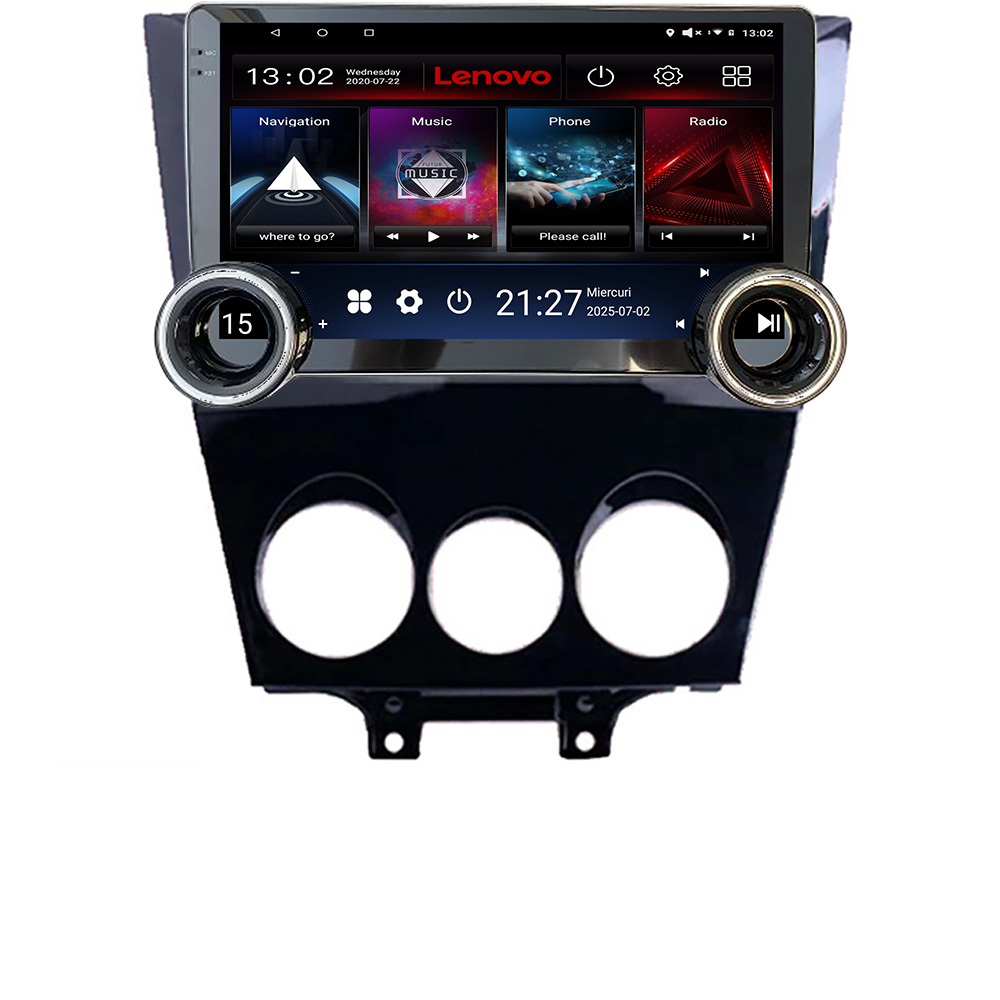 Navigatie Mazda RX8 2003-2008 Lenovo 8 core 4+64 10.5 inch Incell 1K android Wifi 5Ghz gps internet CarStore Technology