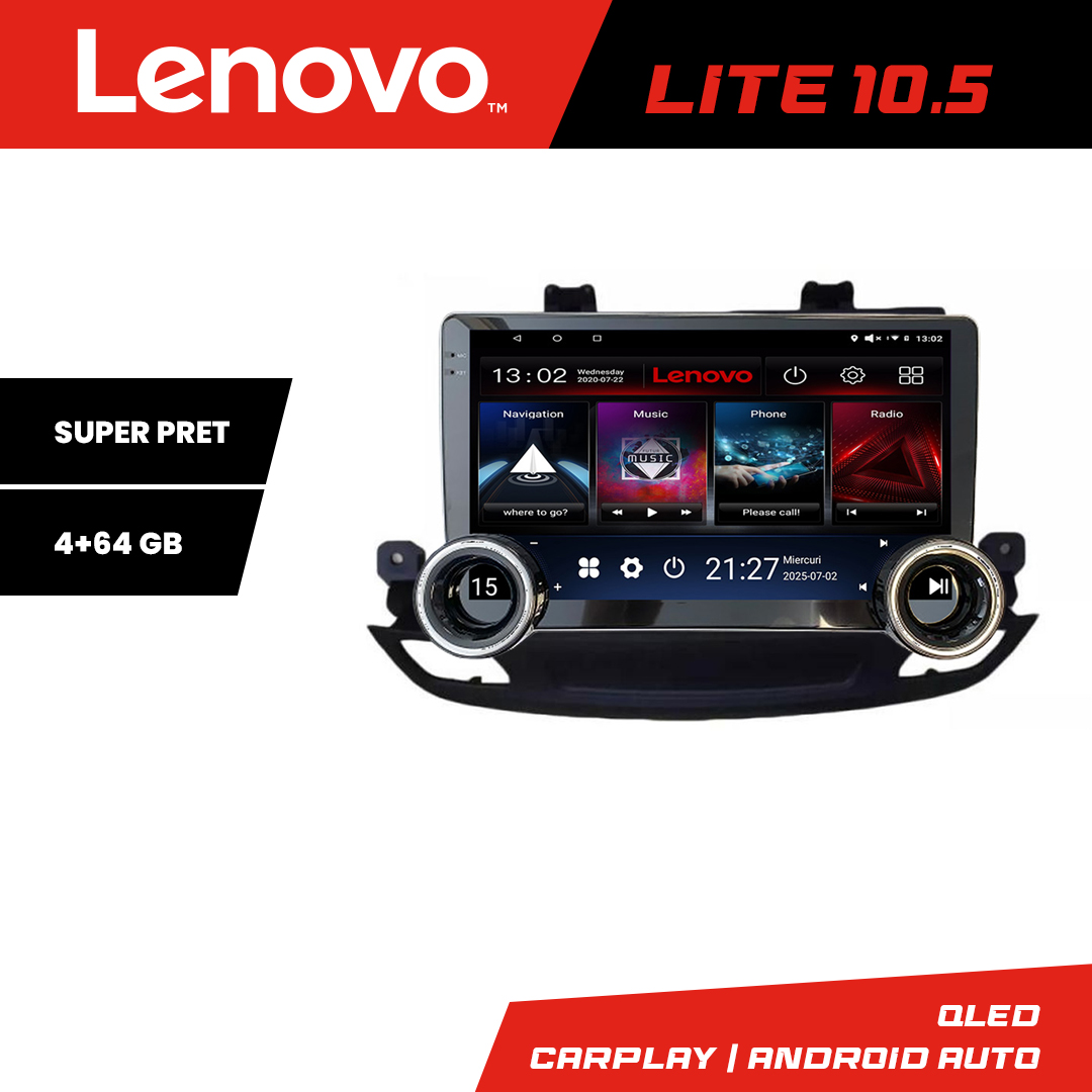 Navigatie Opel Insignia 2018- Kit-insignia19 Lenovo 8 core 4+64 10.5 inch Incell 1K android Wifi 5Ghz gps internet CarStore Technology