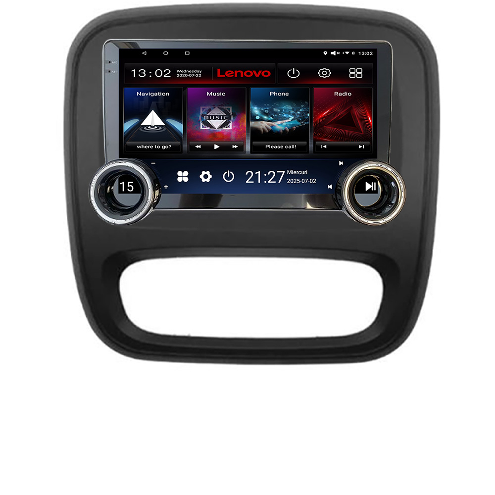 Navigatie Renault Trafic 2014-2017 Kit-rt09 Lenovo 8 core 4+64 10.5 inch Incell 1K android Wifi 5Ghz gps internet Q v1 CarStore Technology