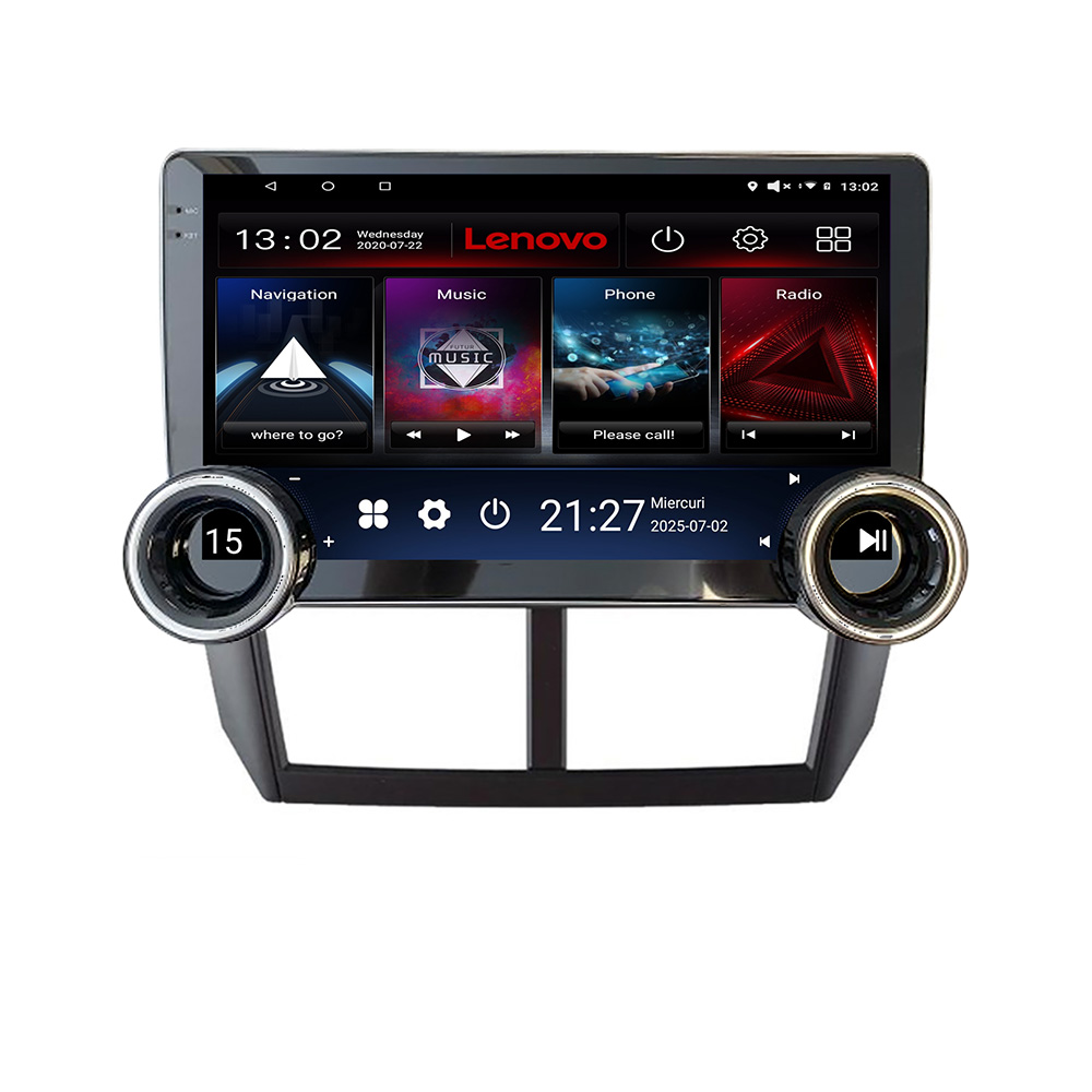 Navigatie Subaru Forester 2007-2013 Kit-SU01 Lenovo 8 core 4+64 10.5 inch Incell 1K android Wifi 5Ghz gps internet CarStore Technology
