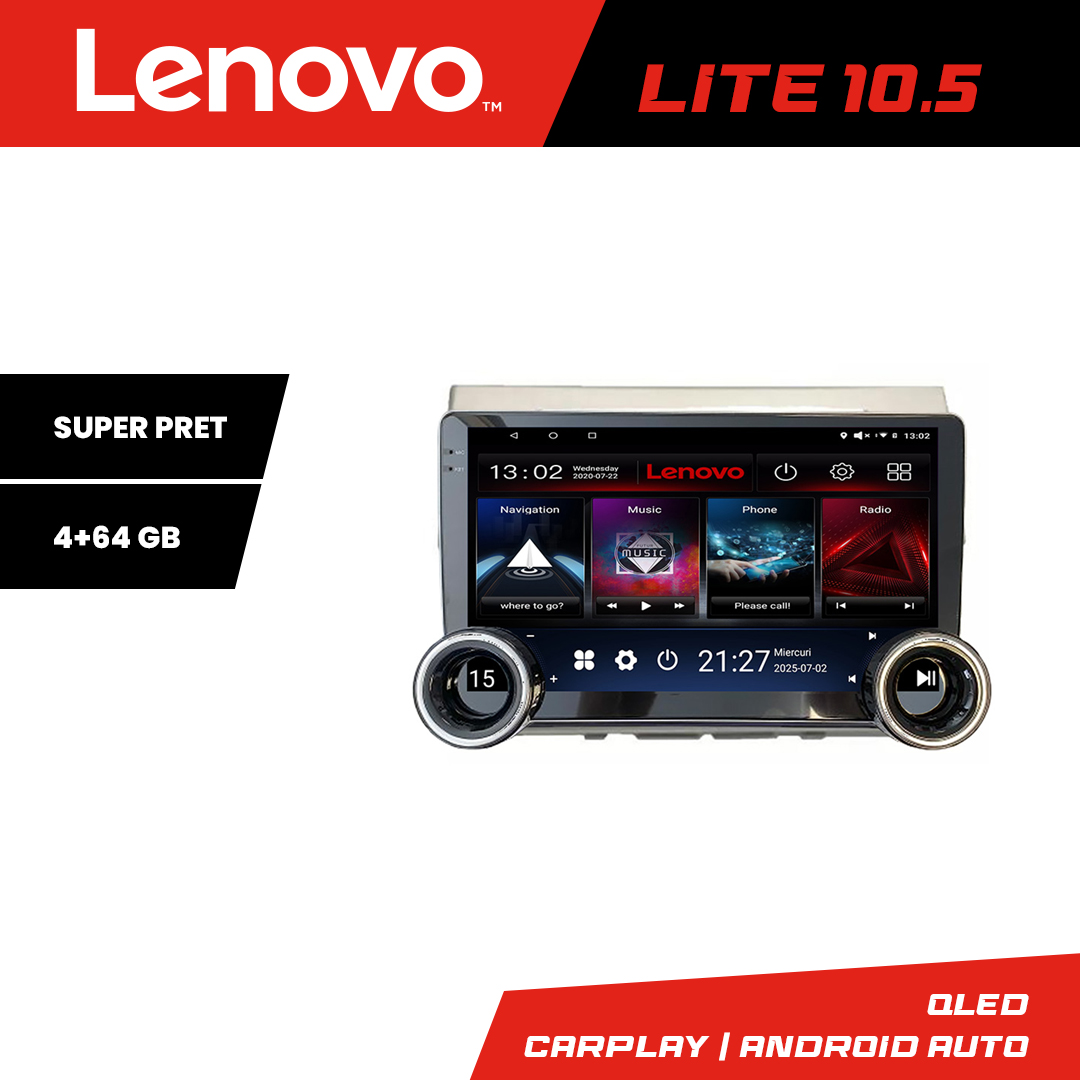 Navigatie Toyota Verso 2004-2009 Lenovo 8 core 4+64 10.5 inch Incell 1K android Wifi 5Ghz gps internet CarStore Technology