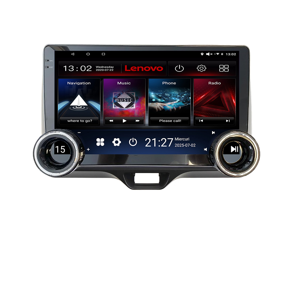 Navigatie Toyota Yaris 2020- Lenovo 8 core 4+64 10.5 inch Incell 1K android Wifi 5Ghz gps internet kit-yaris2020 CarStore Technology