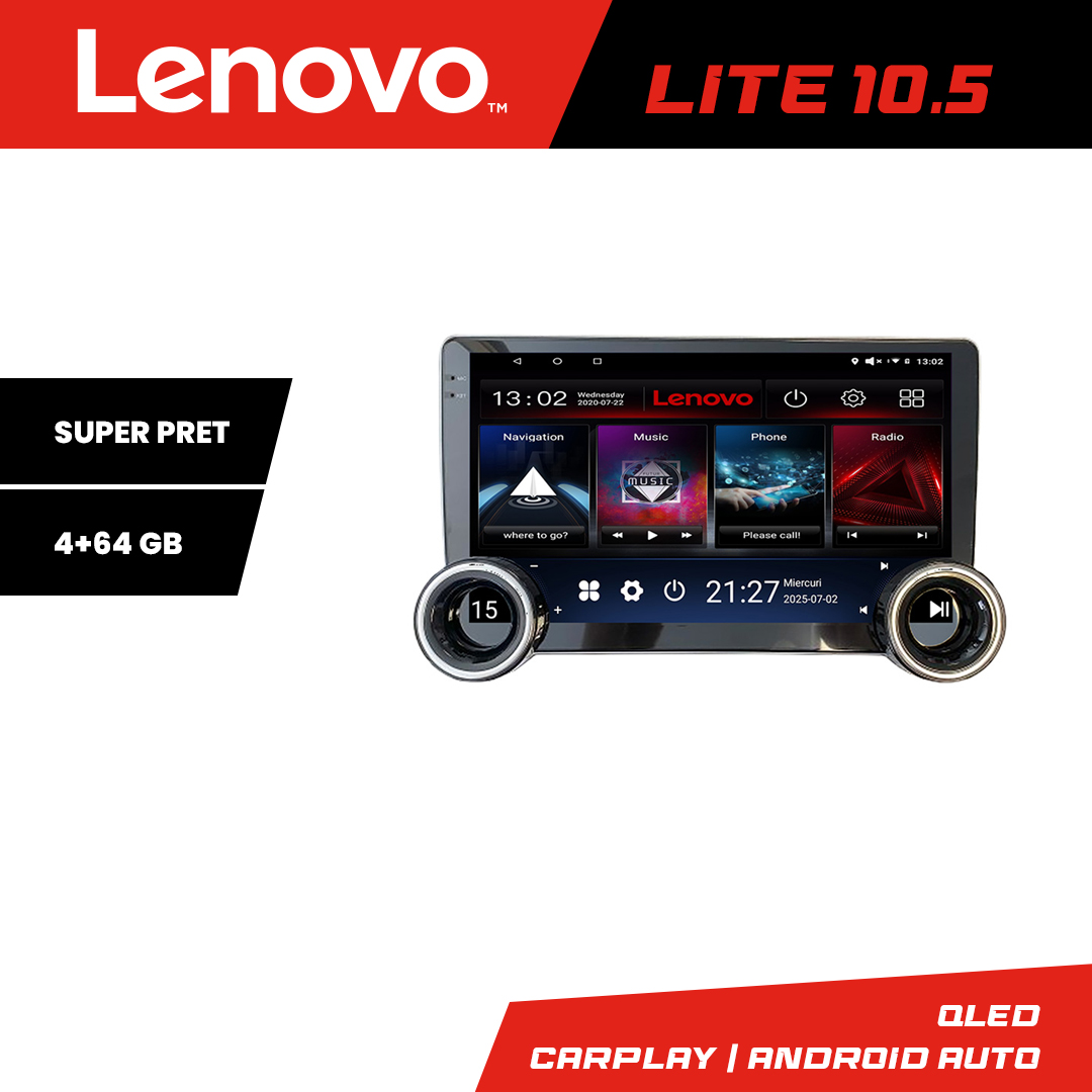 Navigatie VW Touareg 2002-2010 Lenovo 8 core 4+64 10.5 inch Incell 1K android Wifi 5Ghz gps internet kit-touareg-old CarStore Technology