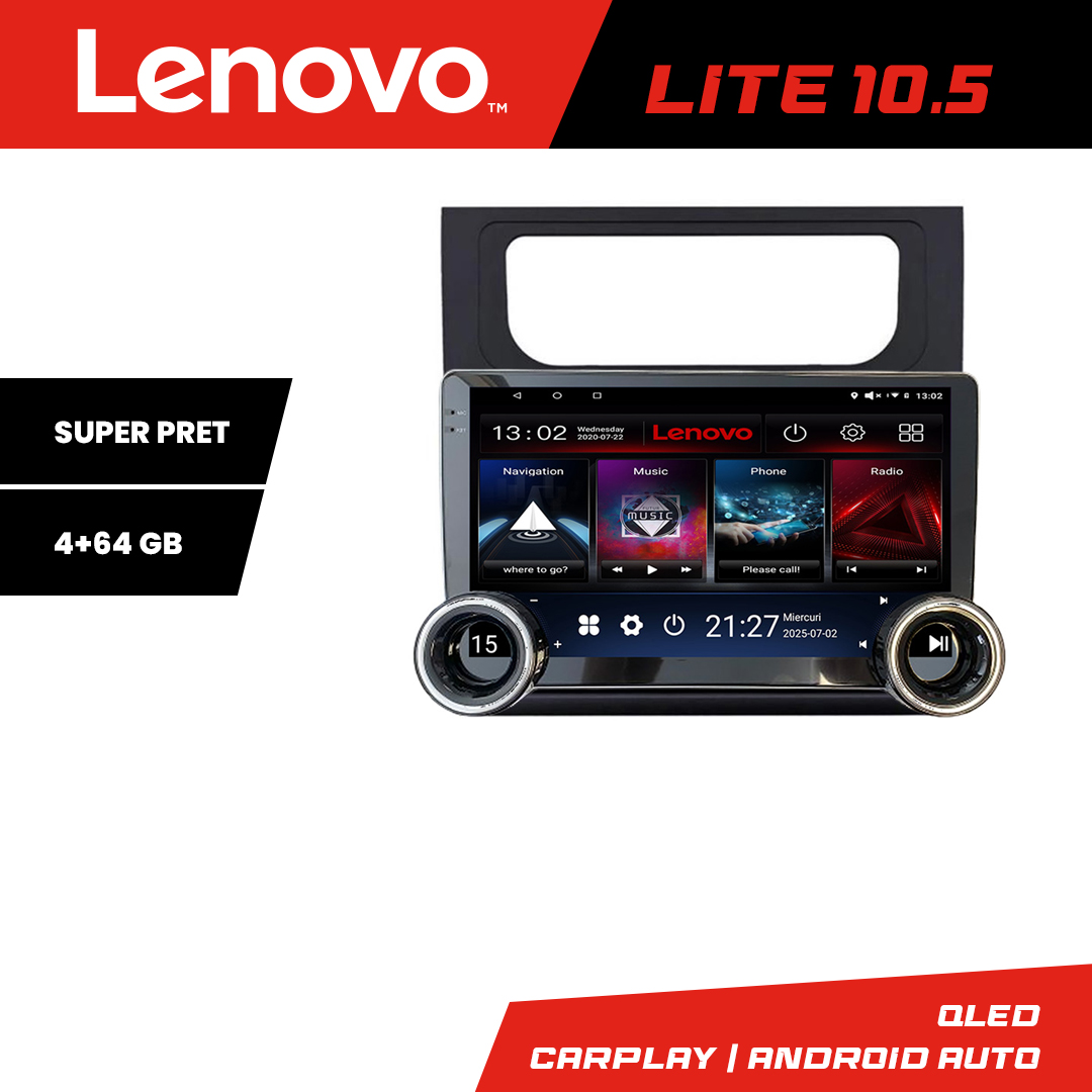 Navigatie VW Touran 2010-2016 Kit-touran3 Lenovo 8 core 4+64 10.5 inch Incell 1K android Wifi 5Ghz gps internet a CarStore Technology