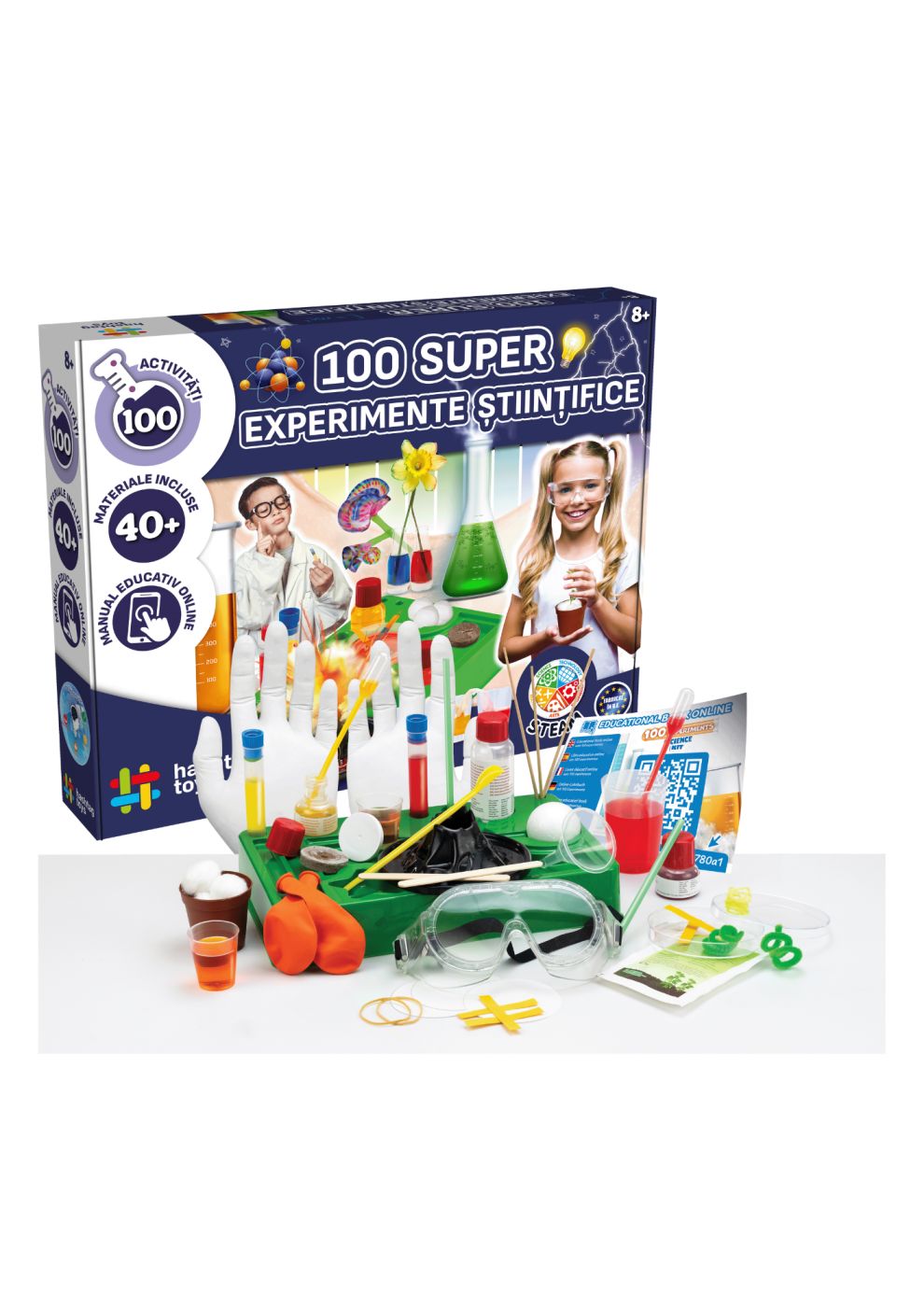 SET 100 SUPER EXPERIMENTE STIINTIFICE SuperHeroes ToysZone