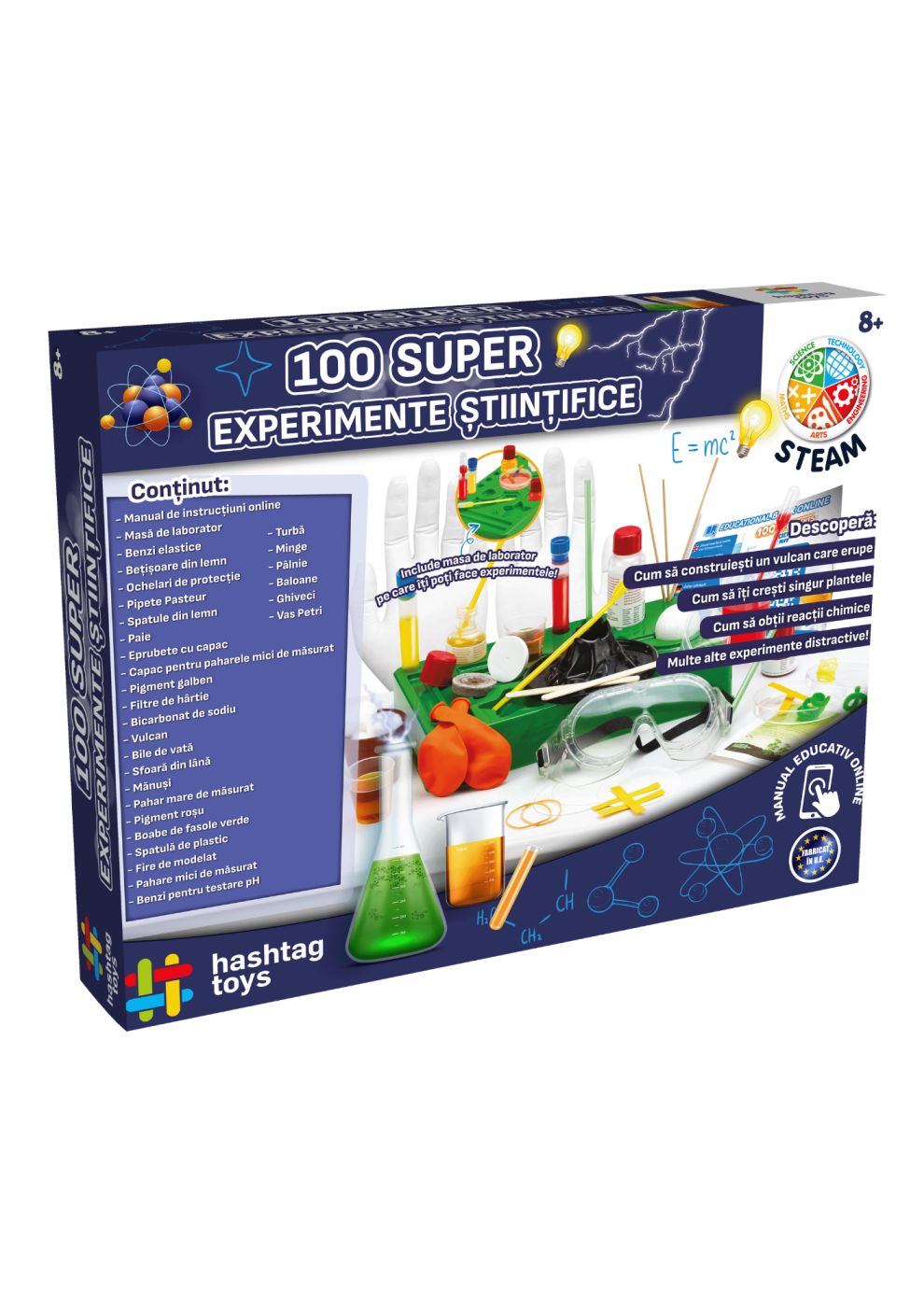 SET 100 SUPER EXPERIMENTE STIINTIFICE SuperHeroes ToysZone