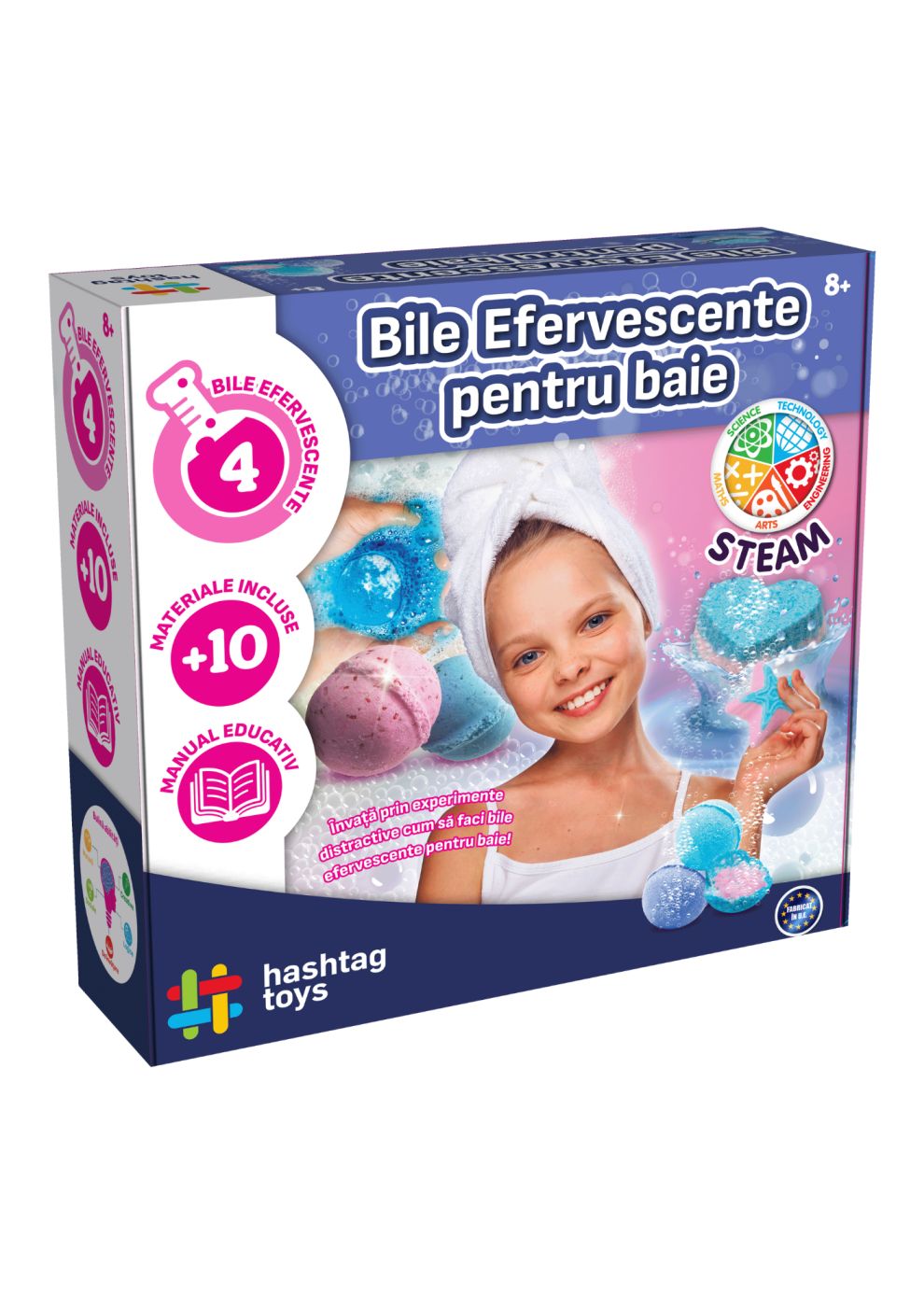 SET CREARE BILE EFERVESCENTE PENTRU BAIE SuperHeroes ToysZone