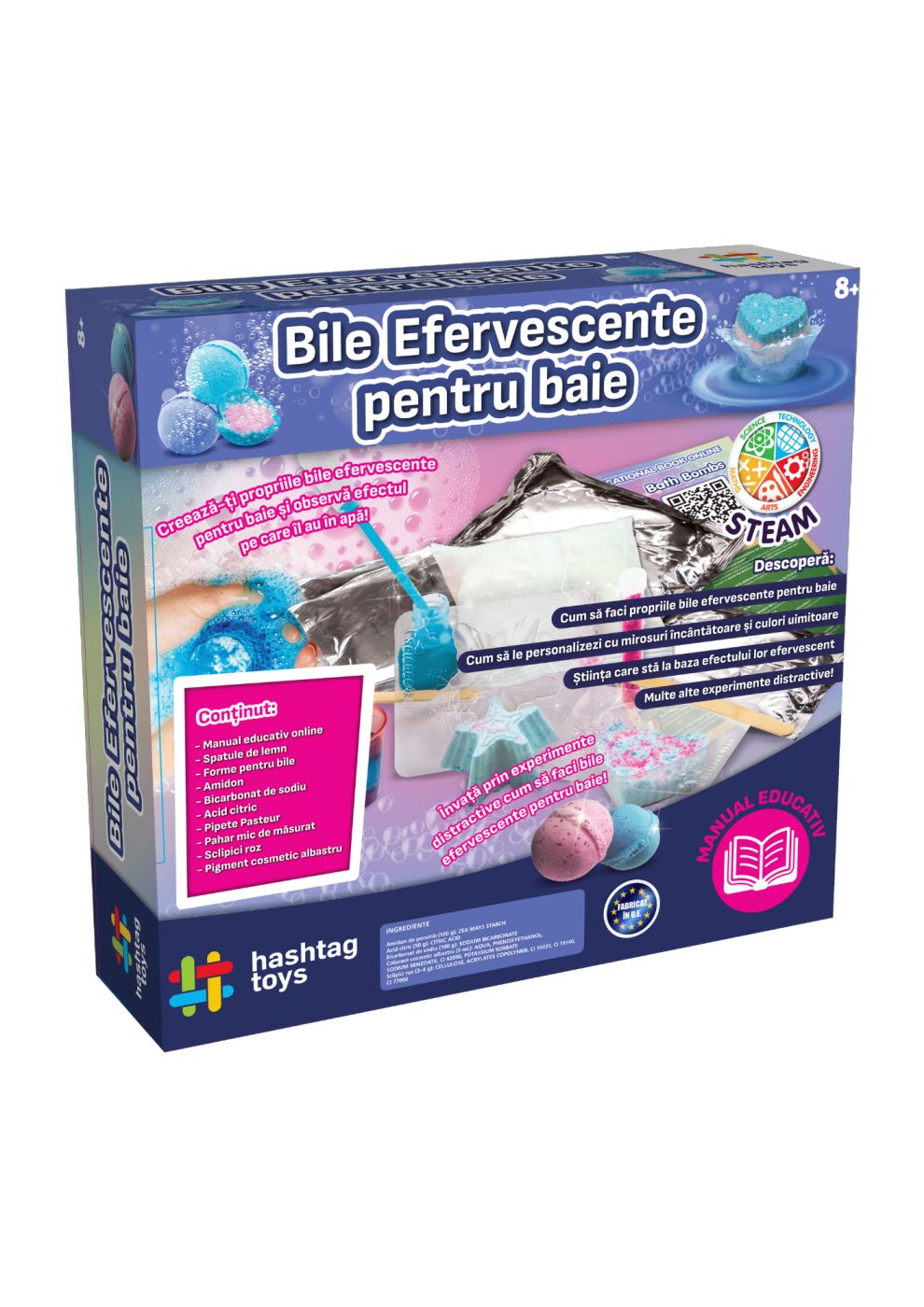 SET CREARE BILE EFERVESCENTE PENTRU BAIE SuperHeroes ToysZone