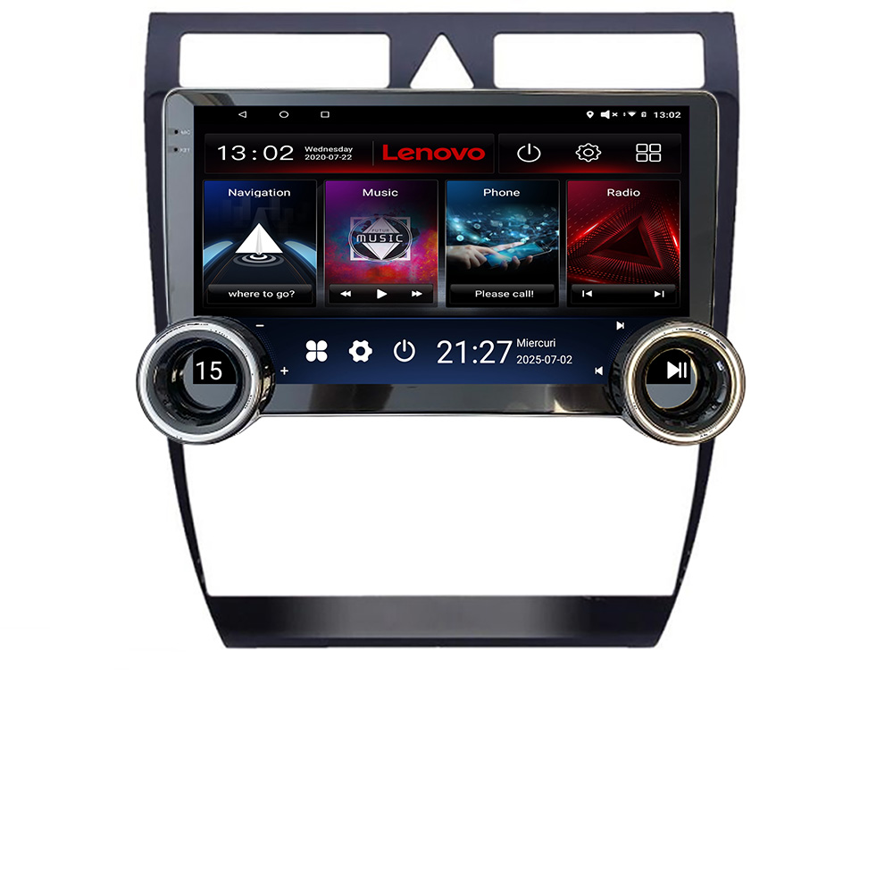 Navigatie Audi A6 Kit-102 Lenovo 8 core 4+64 10.5 inch Incell 1K android Wifi 5Ghz gps internet CarStore Technology