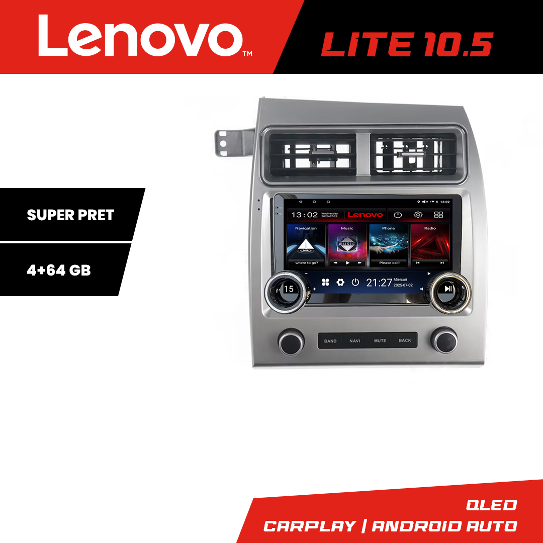 Navigatie Audi Q7 2005-2015 Lenovo 8 core 4+64 10.5 inch Incell 1K android Wifi 5Ghz gps internet CarStore Technology