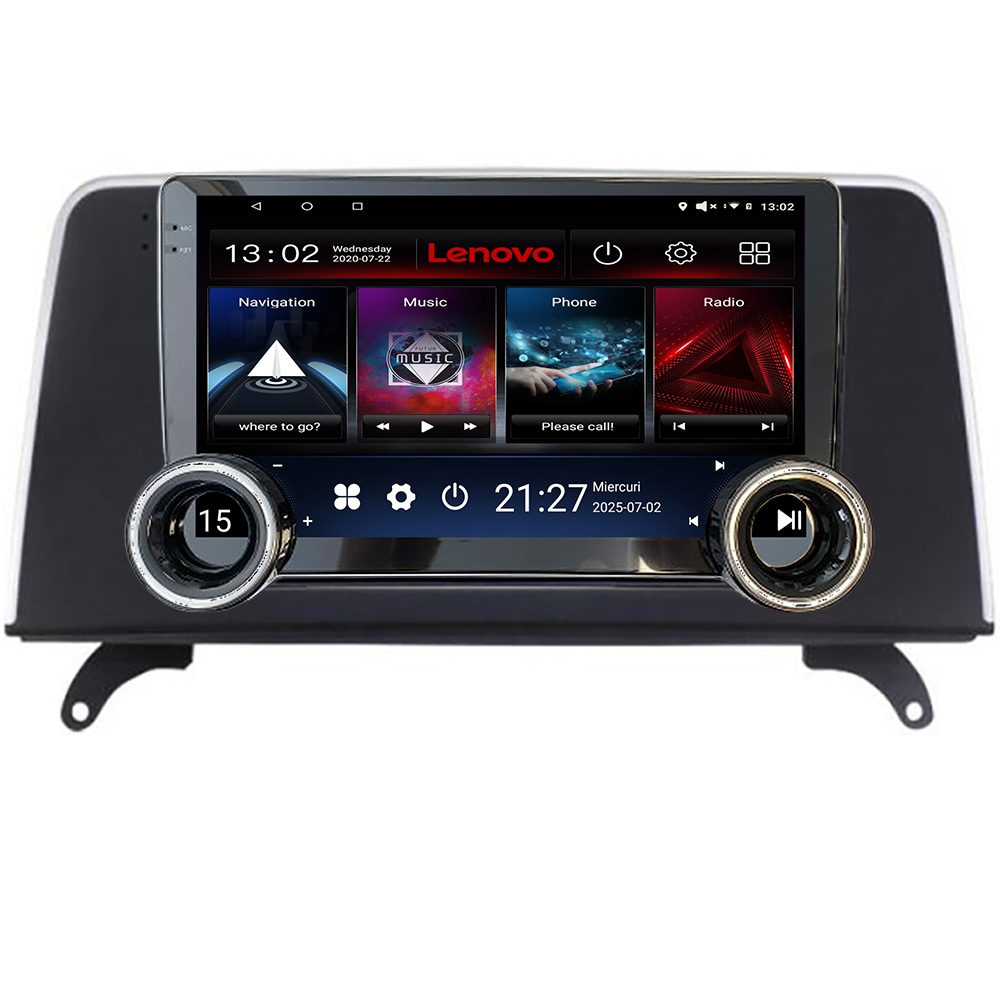 Navigatie BMW X5 X6 2009-2014 CIC Lenovo 8 core 4+64 10.5 inch Incell 1K android Wifi 5Ghz gps internet CarStore Technology