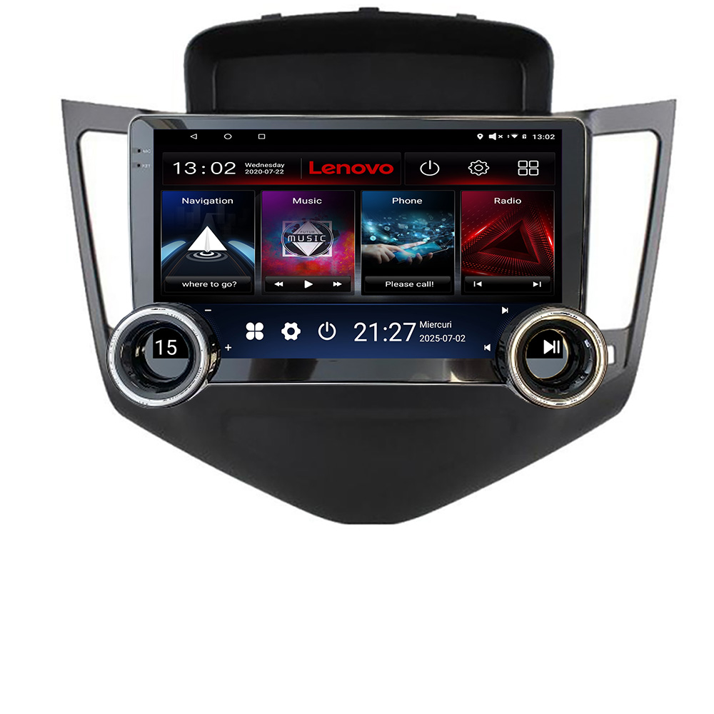 Navigatie Chevrolet Cruze 2009- Kit-045 Lenovo 8 core 4+64 10.5 inch Incell 1K android Wifi 5Ghz gps internet CarStore Technology