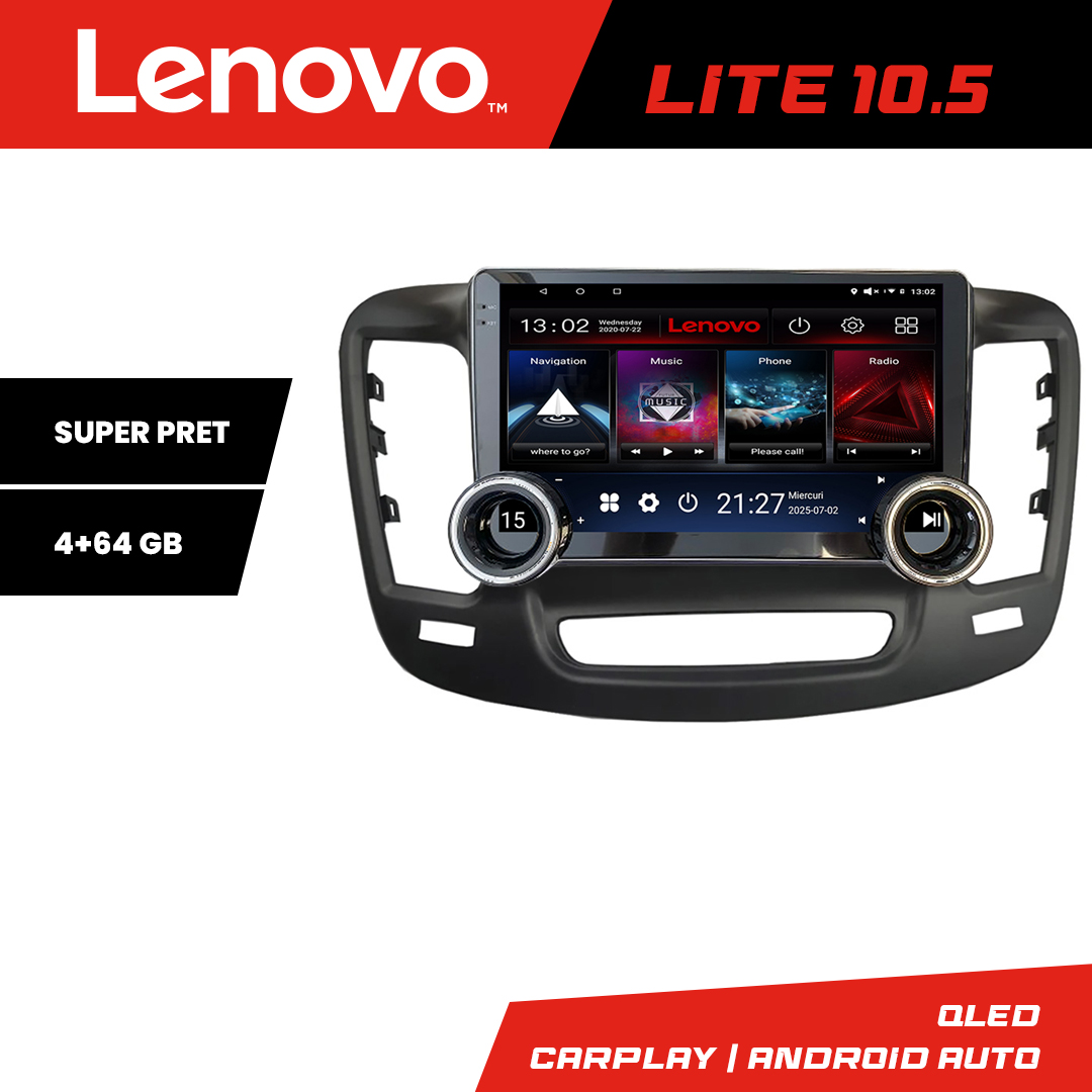 Navigatie Chrysler 200 2015-2019 Lenovo 8 core 4+64 10.5 inch Incell 1K android Wifi 5Ghz gps internet Kit-200C CarStore Technology