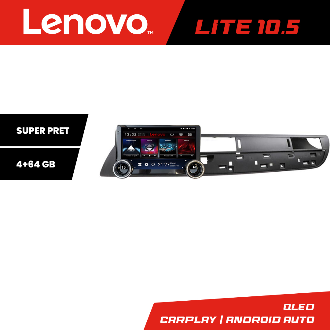 Navigatie Citroen C5 2008-2017 Kit-C5 Lenovo 8 core 4+64 10.5 inch Incell 1K android Wifi 5Ghz gps internet Co CarStore Technology