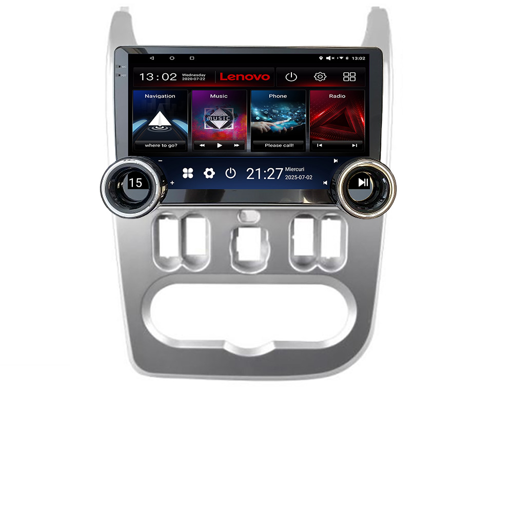 Navigatie Dacia Duster 2010-2012 Kit-099 Lenovo 8 core 4+64 10.5 inch Incell 1K android Wifi 5Ghz gps internet CarStore Technology