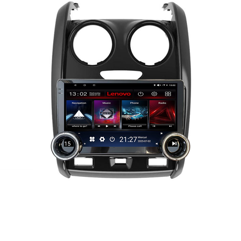 Navigatie Dacia Duster 2012-2019 Kit-157 Lenovo 8 core 4+64 10.5 inch Incell 1K android Wifi 5Ghz gps internet CarStore Technology