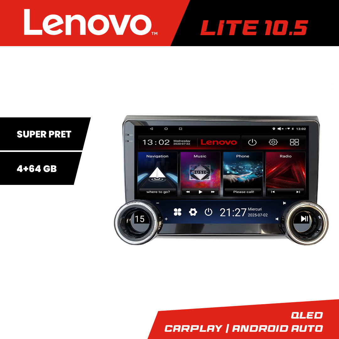 Navigatie Fiat BRAVO 2007-2014 Kit-BRAVO Lenovo 8 core 4+64 10.5 inch Incell 1K android Wifi 5Ghz gps internet CarStore Technology