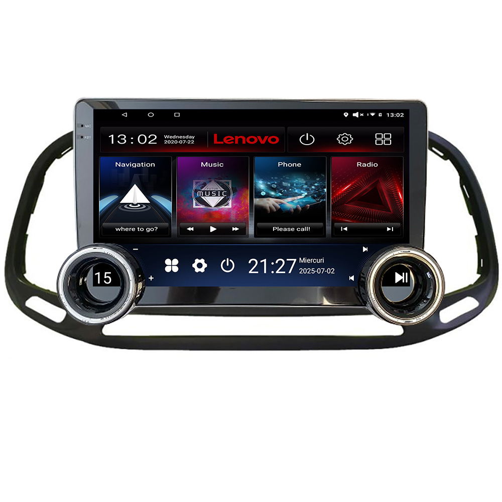 Navigatie Fiat Doblo 2015-2018 Kit-DOBLO15 Lenovo 8 core 4+64 10.5 inch Incell 1K android Wifi 5Ghz gps internet CarStore Technology