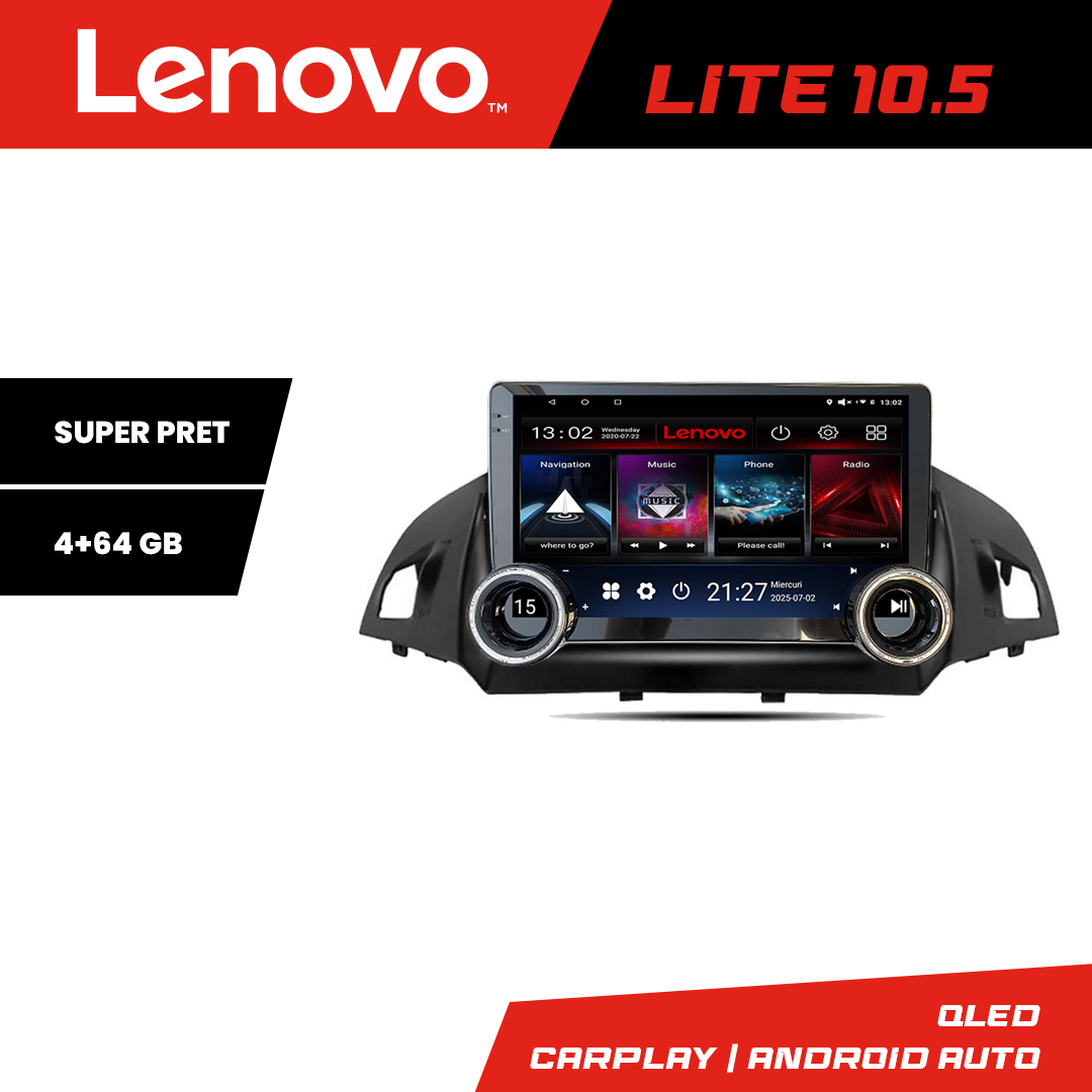 Navigatie Ford Kuga 2013-2017 Kit-362 Lenovo 8 core 4+64 10.5 inch Incell 1K android Wifi 5Ghz gps internet C CarStore Technology