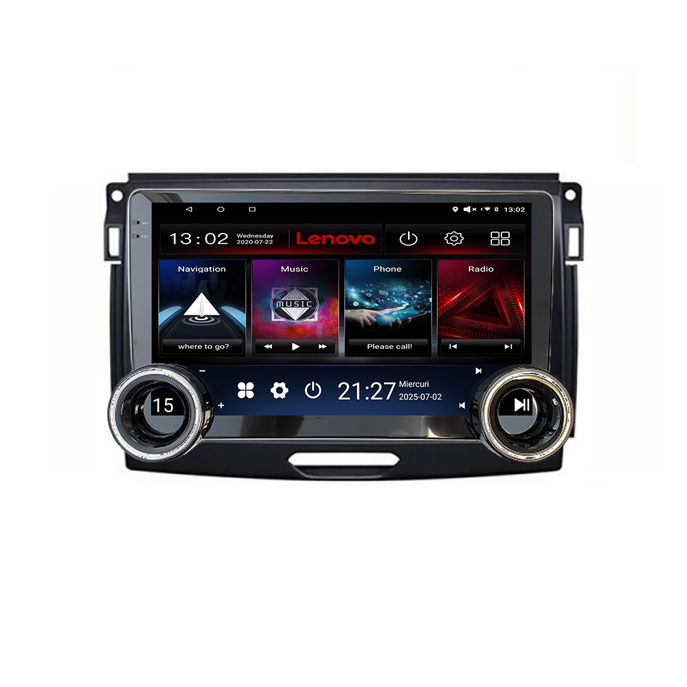 Navigatie Ford Ranger 2015-2020 Lenovo 8 core 4+64 10.5 inch Incell 1K android Wifi 5Ghz gps internet CarStore Technology