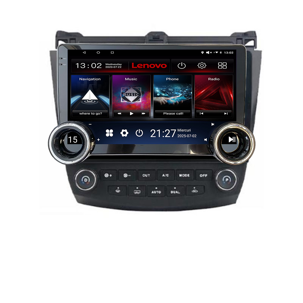 Navigatie Honda Accord 2004-2008 Kit-accord Lenovo 8 core 4+64 10.5 inch Incell 1K android Wifi 5Ghz gps internet Q CarStore Technology