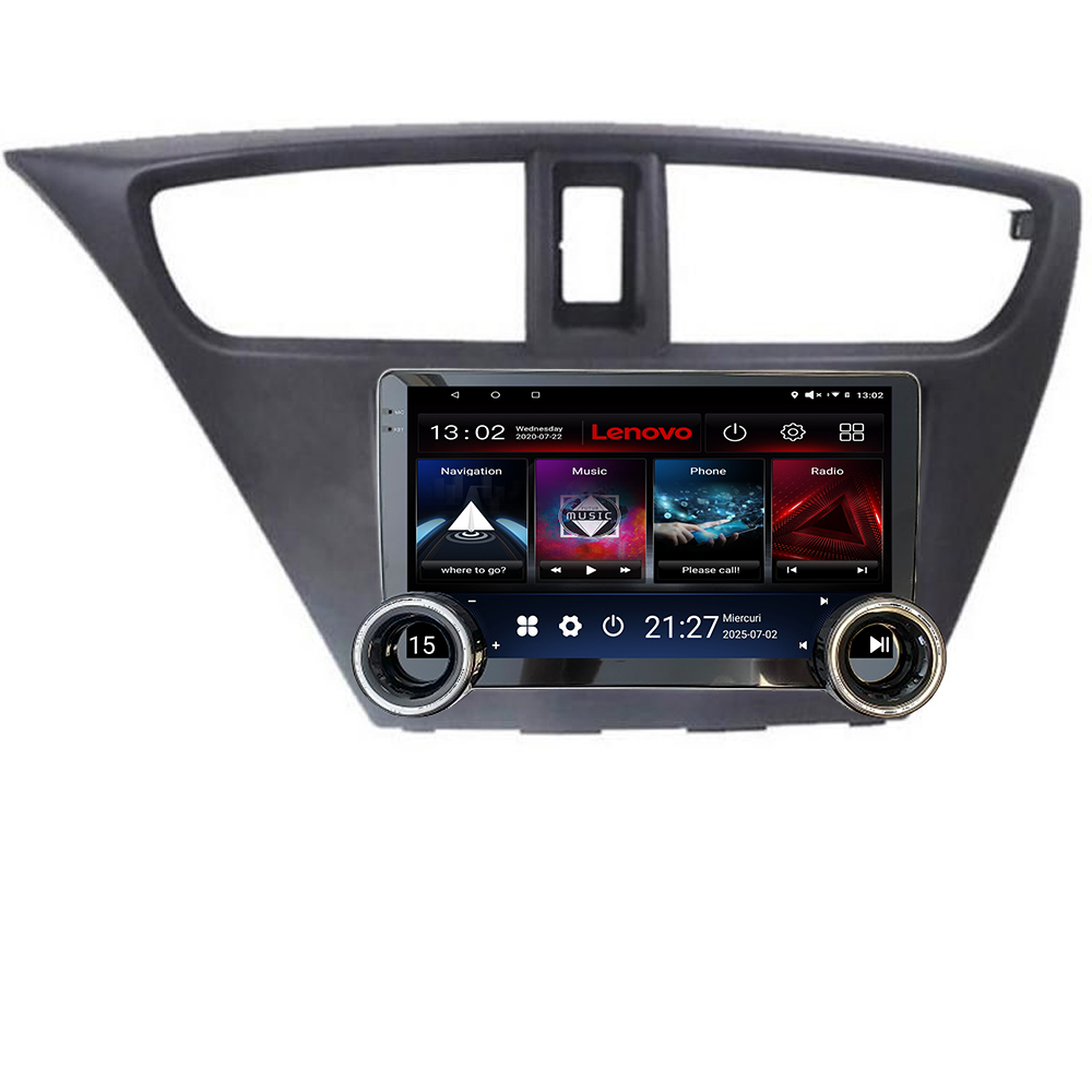 Navigatie Honda Civic 2012-2016 Kit-civic Lenovo 8 core 4+64 10.5 inch Incell 1K android Wifi 5Ghz gps internet a CarStore Technology
