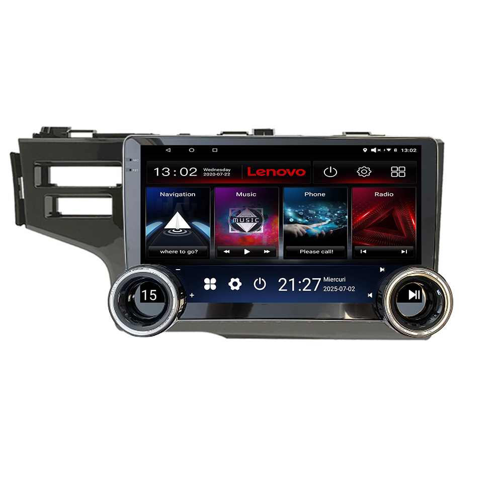 Navigatie Honda Fit 2014-2019 Lenovo 8 core 4+64 10.5 inch Incell 1K android Wifi 5Ghz gps internet Kit-fit-14 CarStore Technology