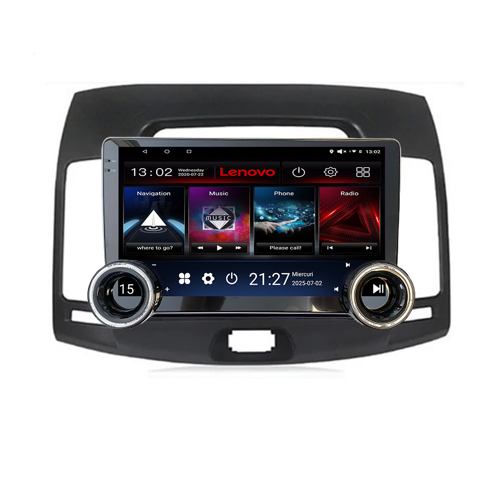 Navigatie Hyundai Elantra 2007-2011 Kit-2009 Lenovo 8 core 4+64 10.5 inch Incell 1K android Wifi 5Ghz gps internet CarStore Technology