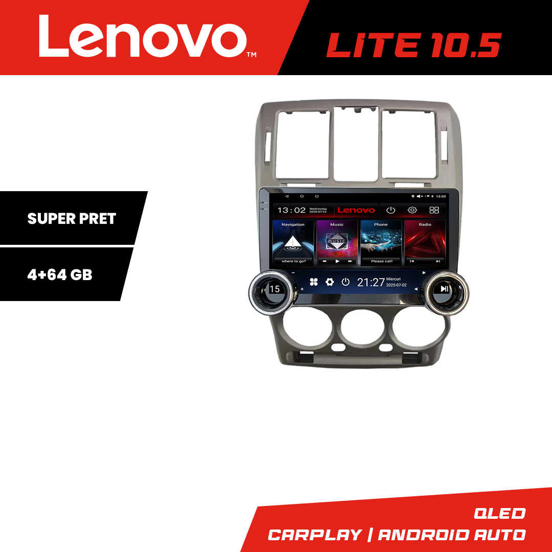 Navigatie Hyundai Getz 2002-2010 Lenovo 8 core 4+64 10.5 inch Incell 1K android Wifi 5Ghz gps internet kit-getz CarStore Technology